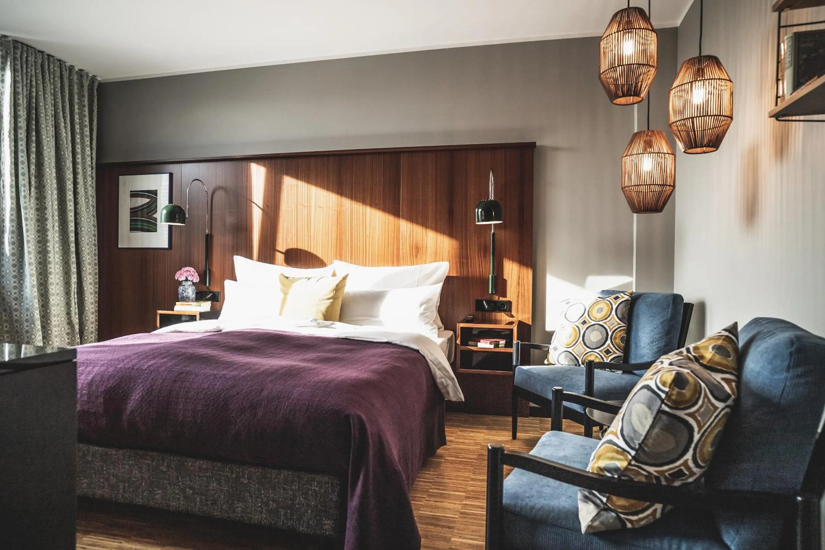 Bed in Henri Hotel Düsseldorf Downtown