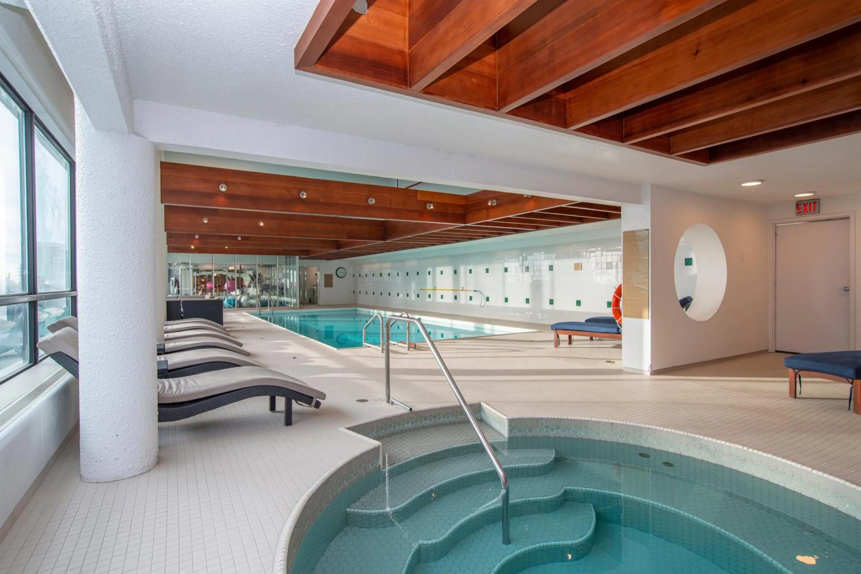 Swimming pool in Sandman Signature Edmonton Downtown Hotel