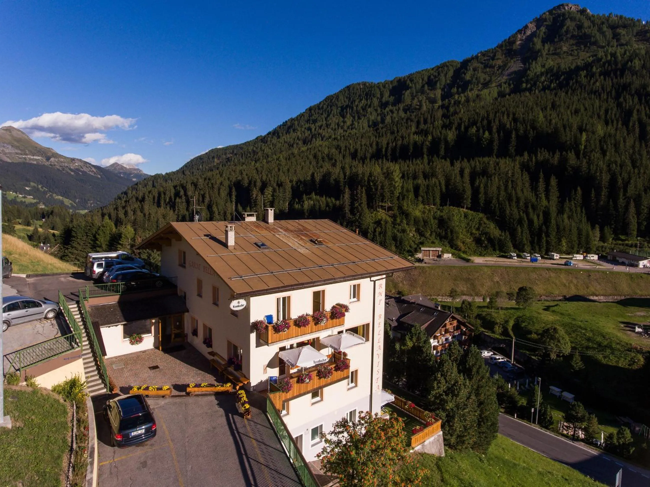 Bird's eye view in Garni Bellavista