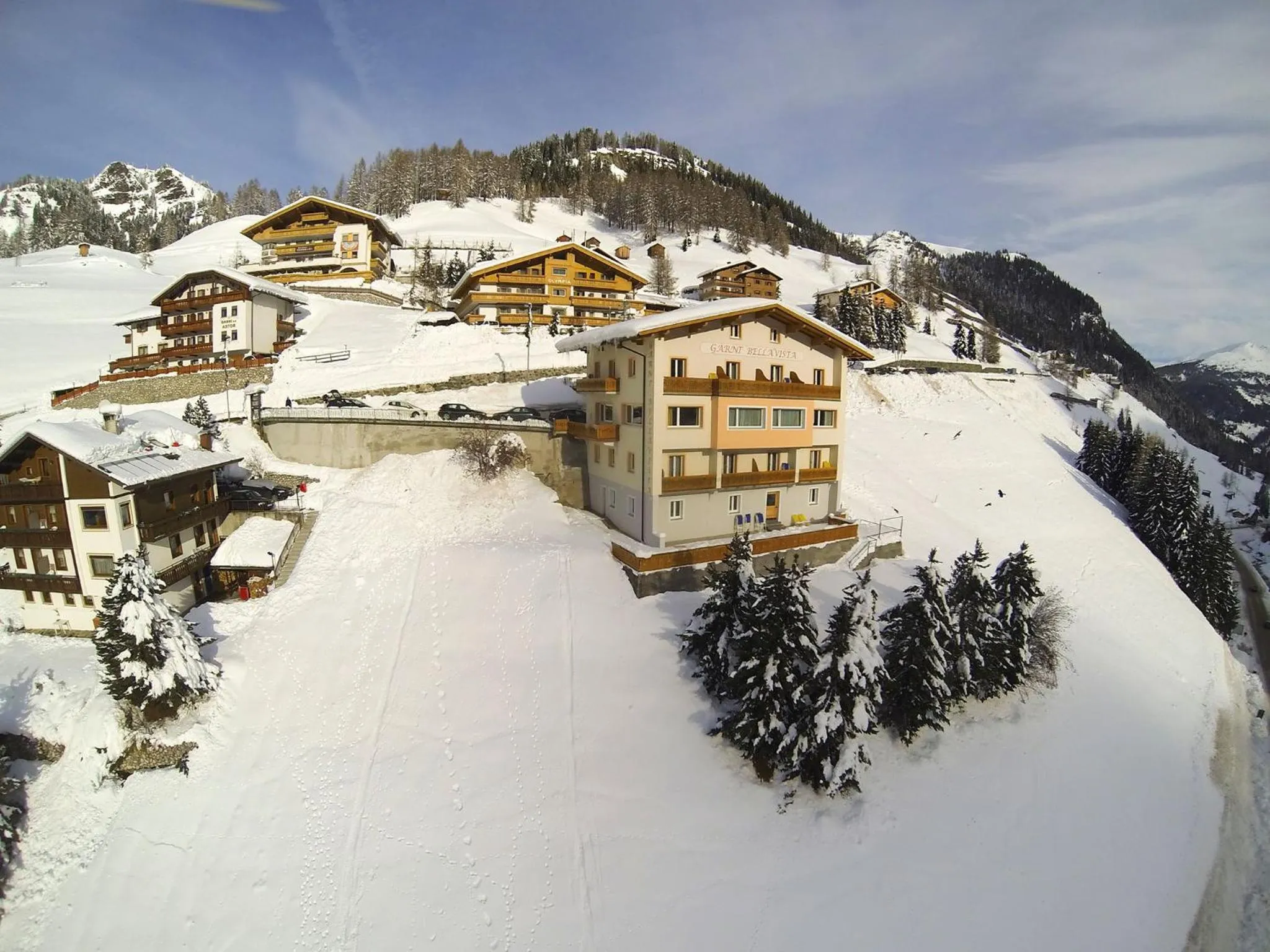 Bird's eye view in Garni Bellavista
