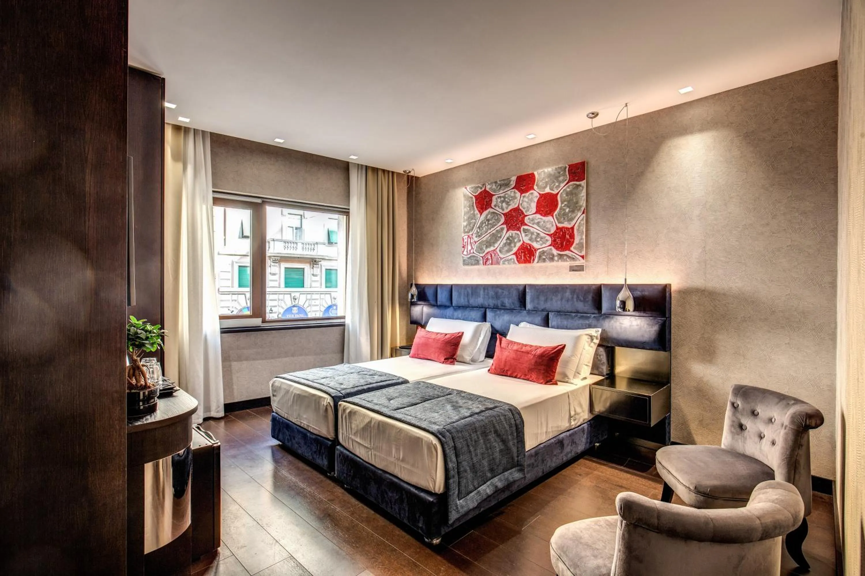 Bedroom, Bed in Prassede Palace Hotel