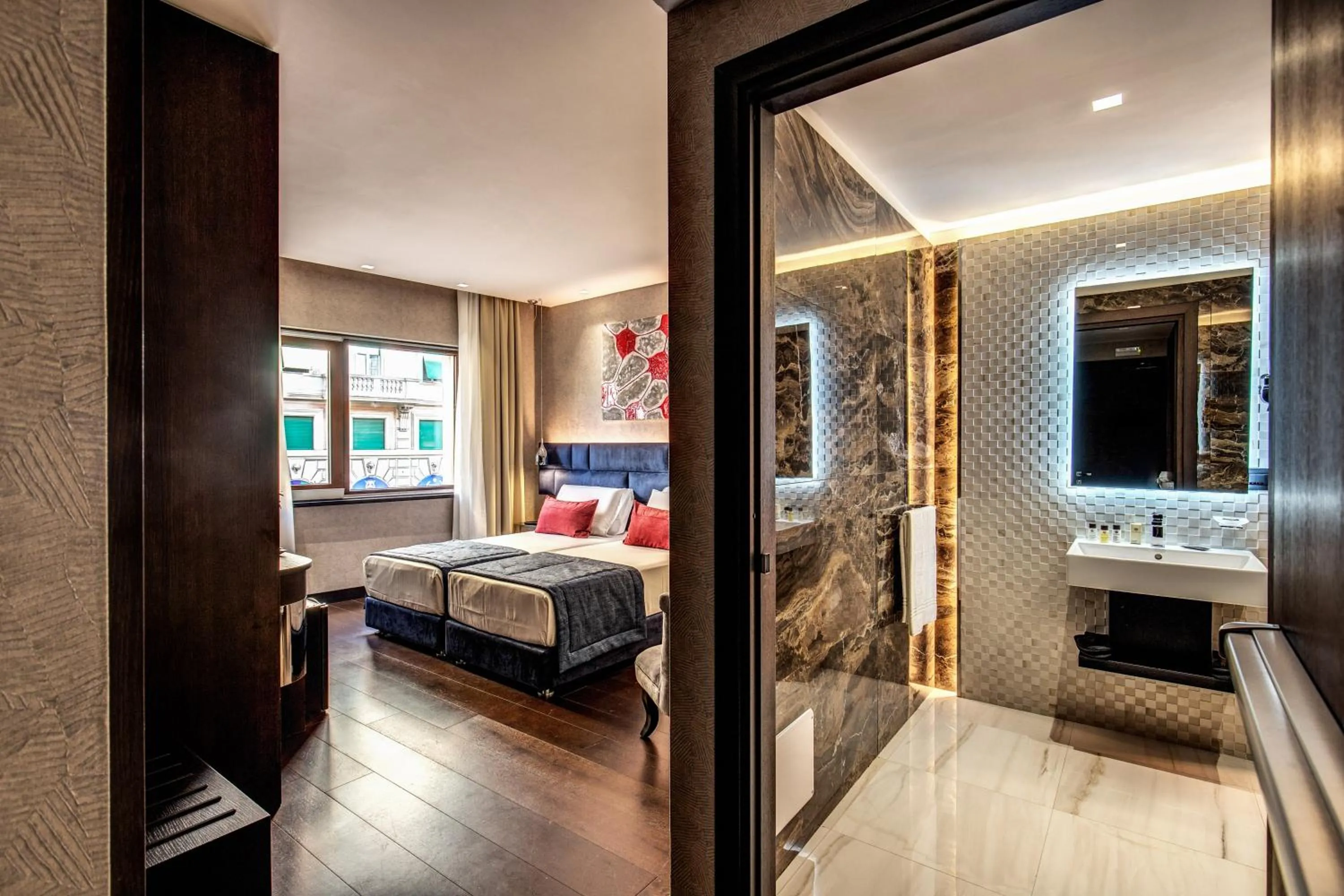 Bedroom, Bed in Prassede Palace Hotel