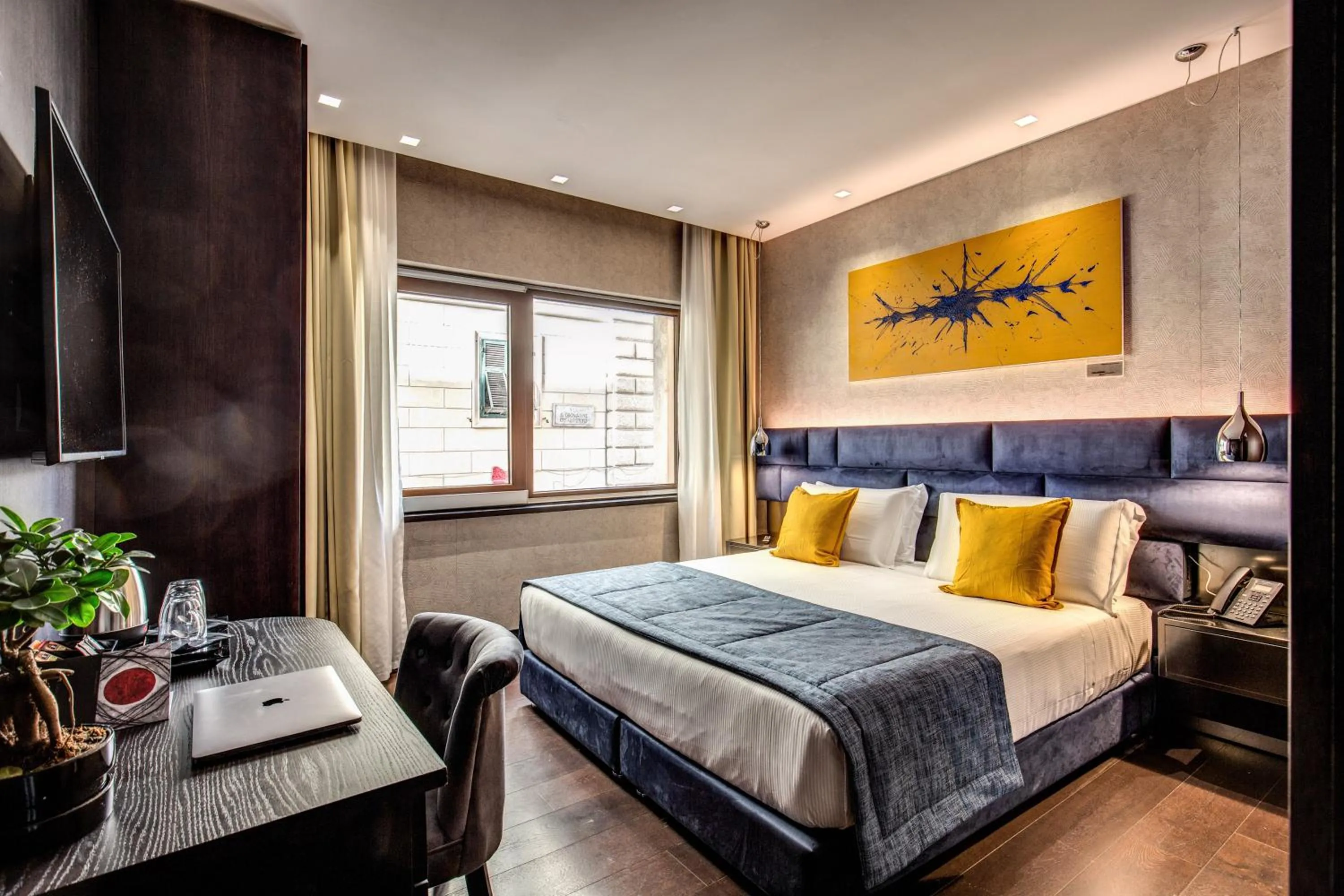 Bedroom, Bed in Prassede Palace Hotel