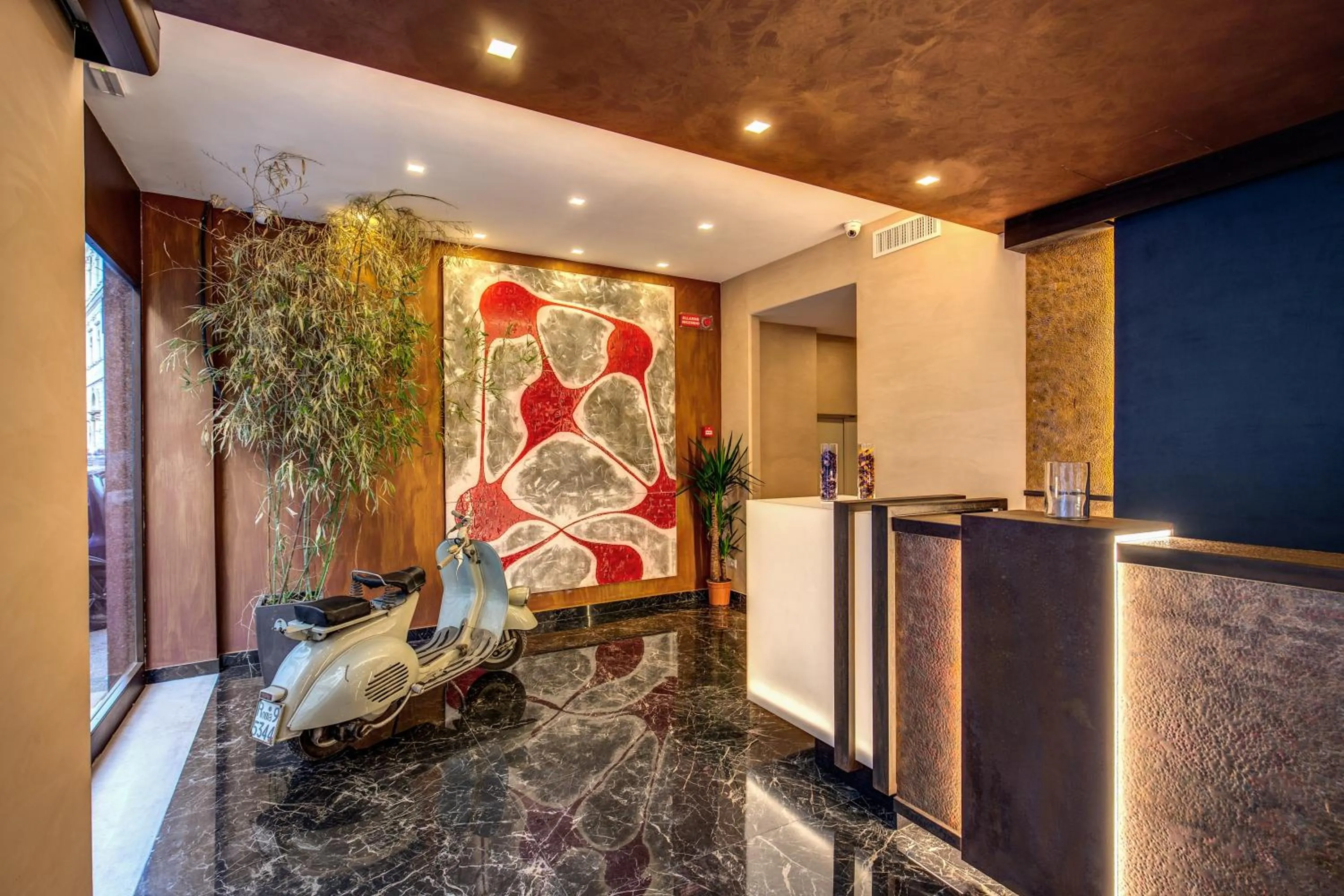 Lobby or reception in Prassede Palace Hotel