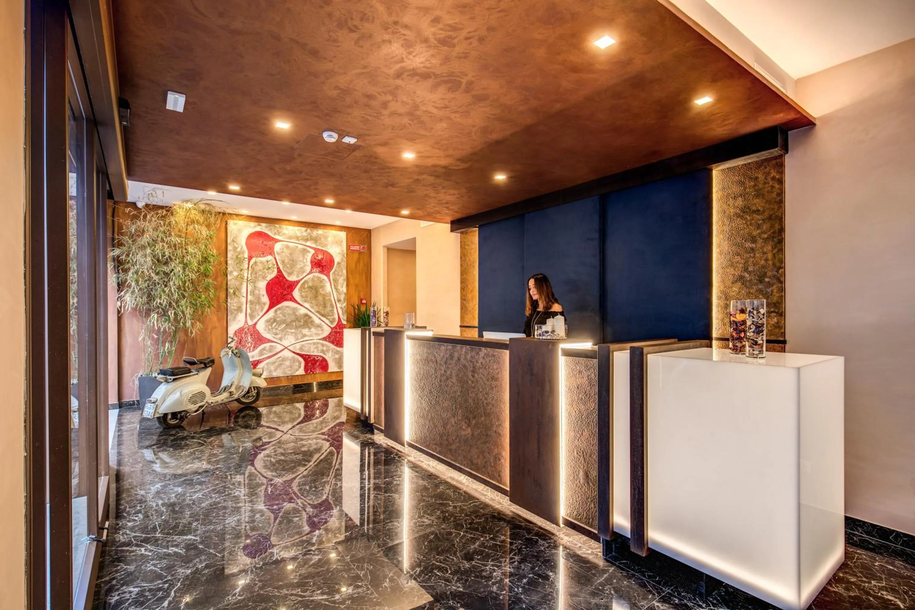 Lobby or reception in Prassede Palace Hotel