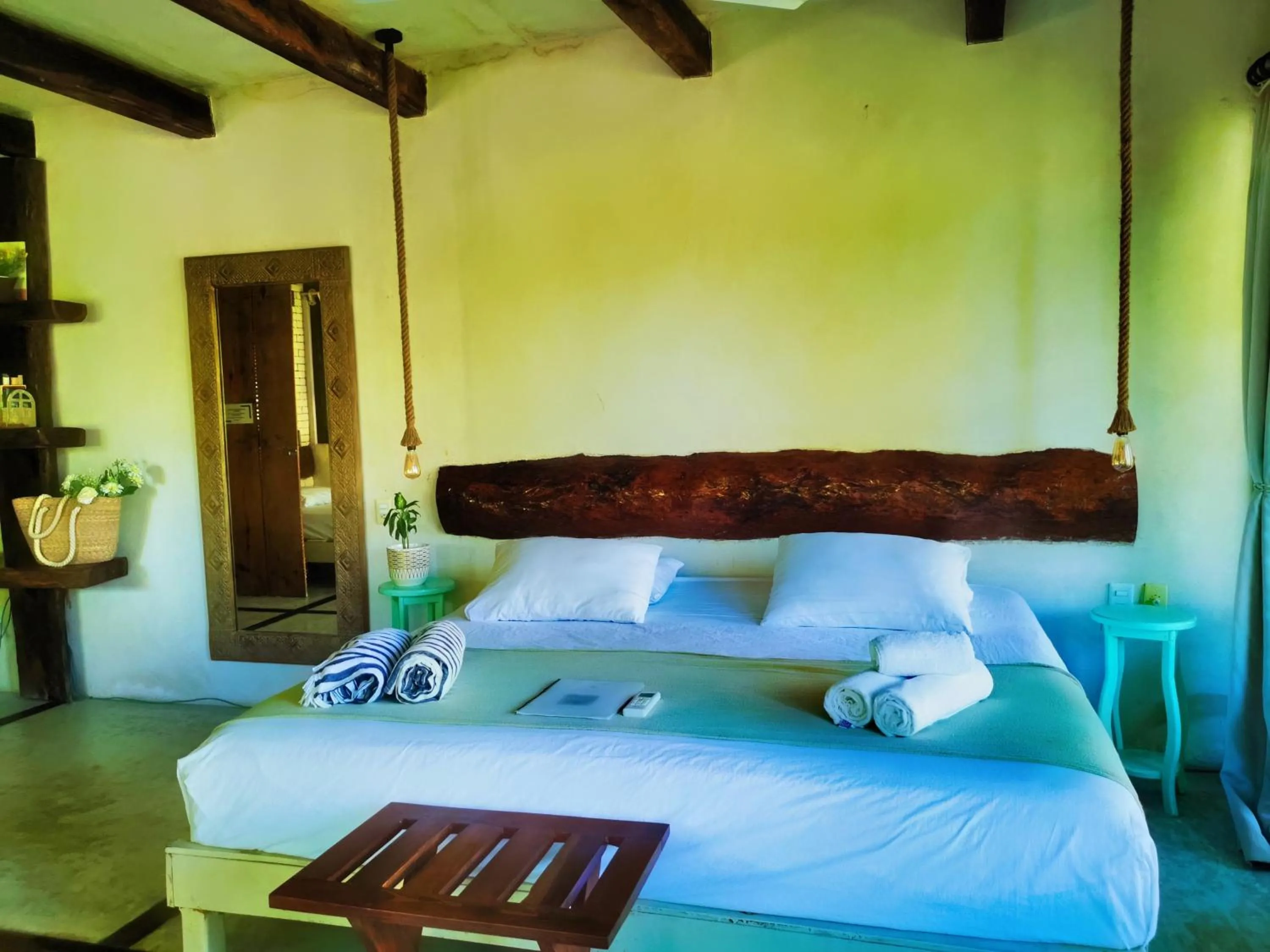 Bed in La Casa de Mia Tulum