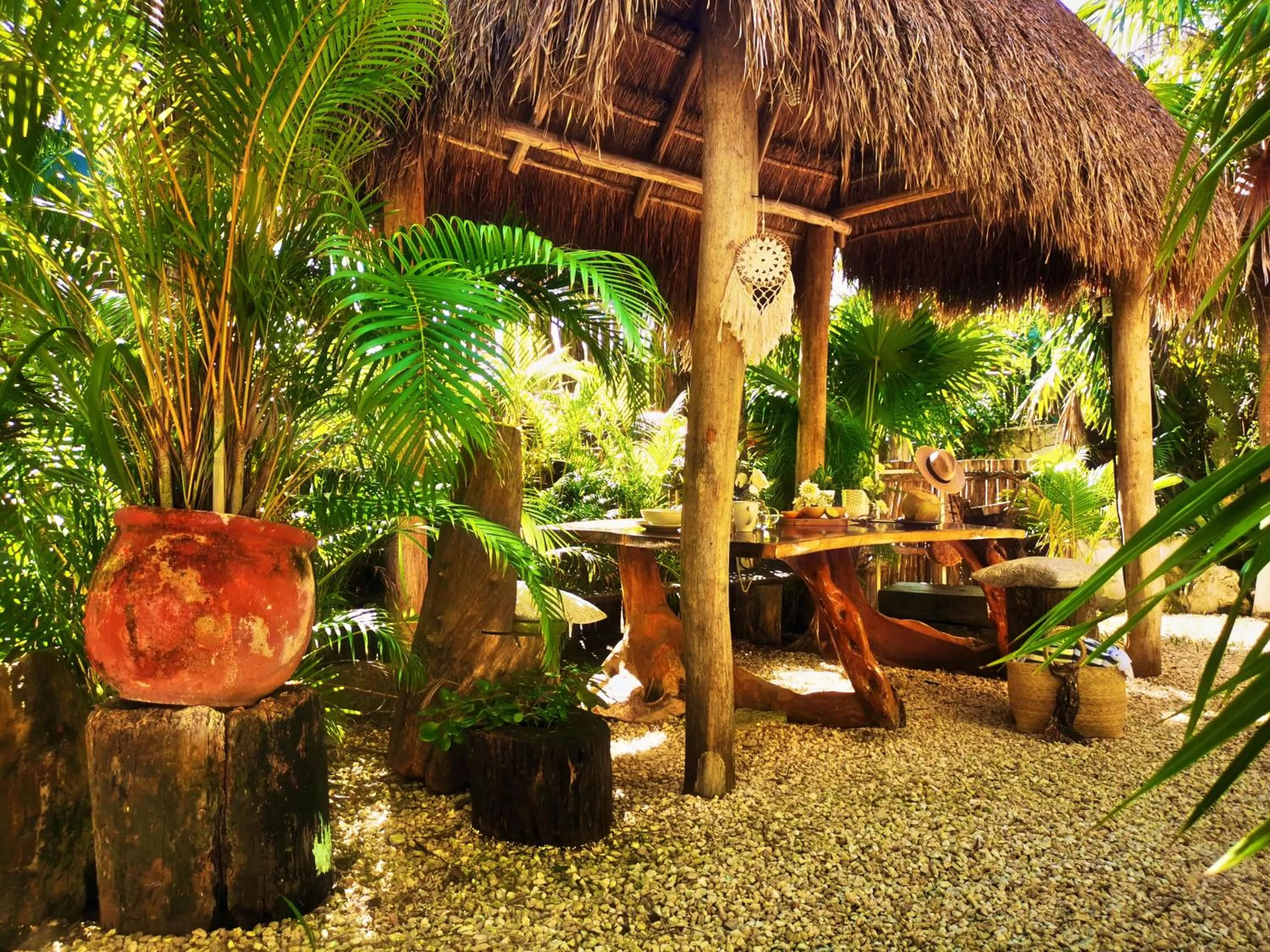 Garden in La Casa de Mia Tulum