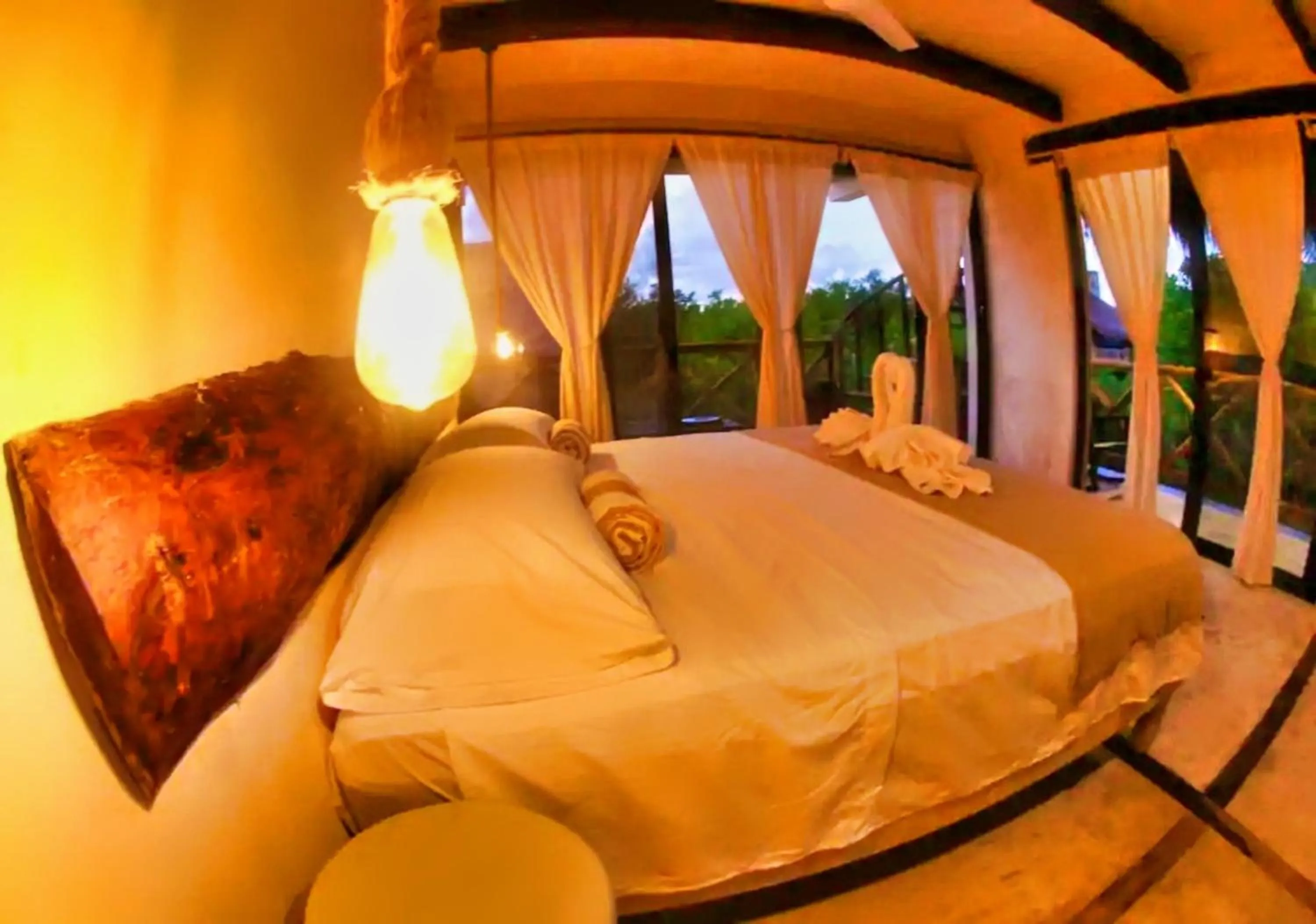 Bed in La Casa de Mia Tulum