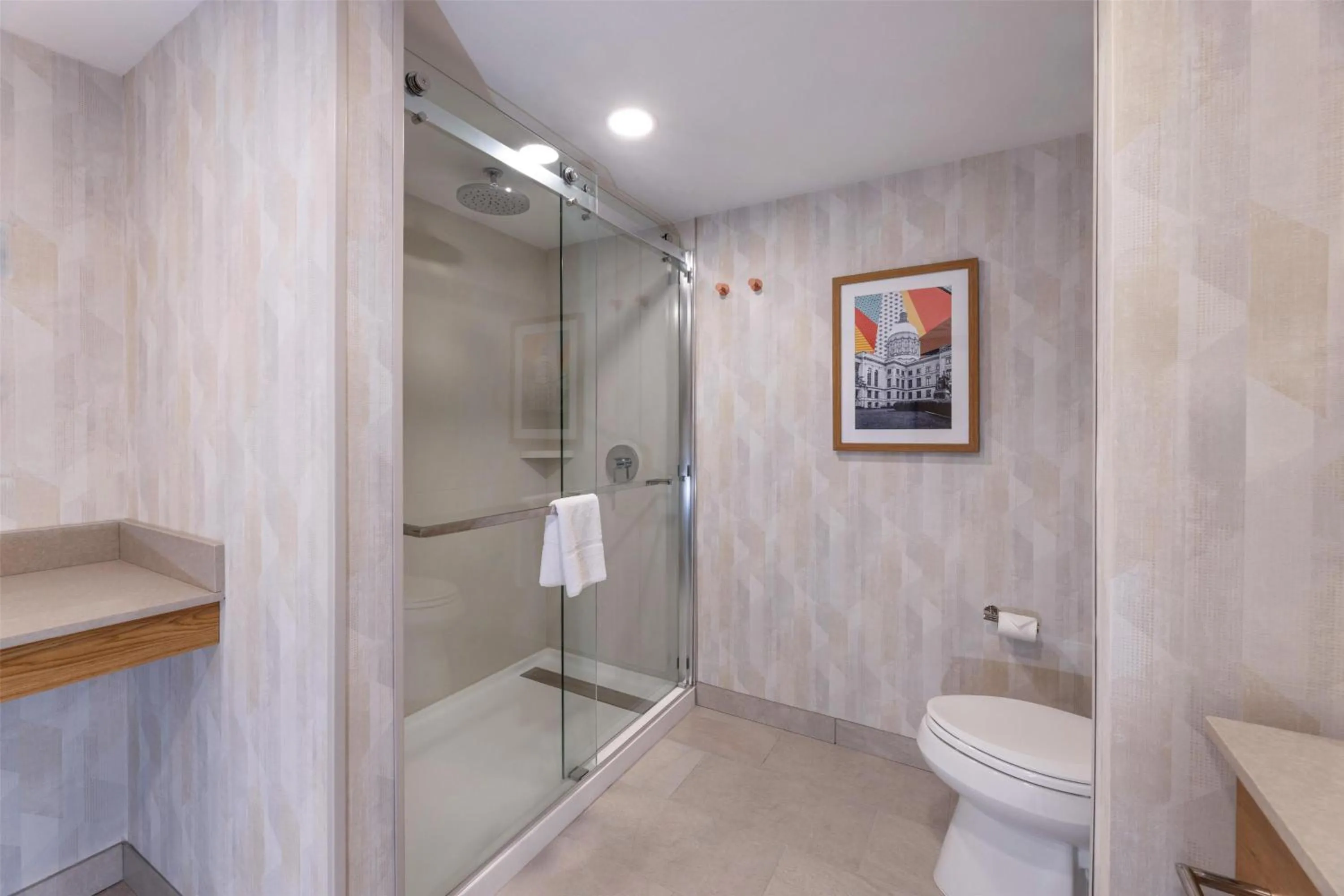 Bathroom in Hampton Inn Lawrenceville Duluth