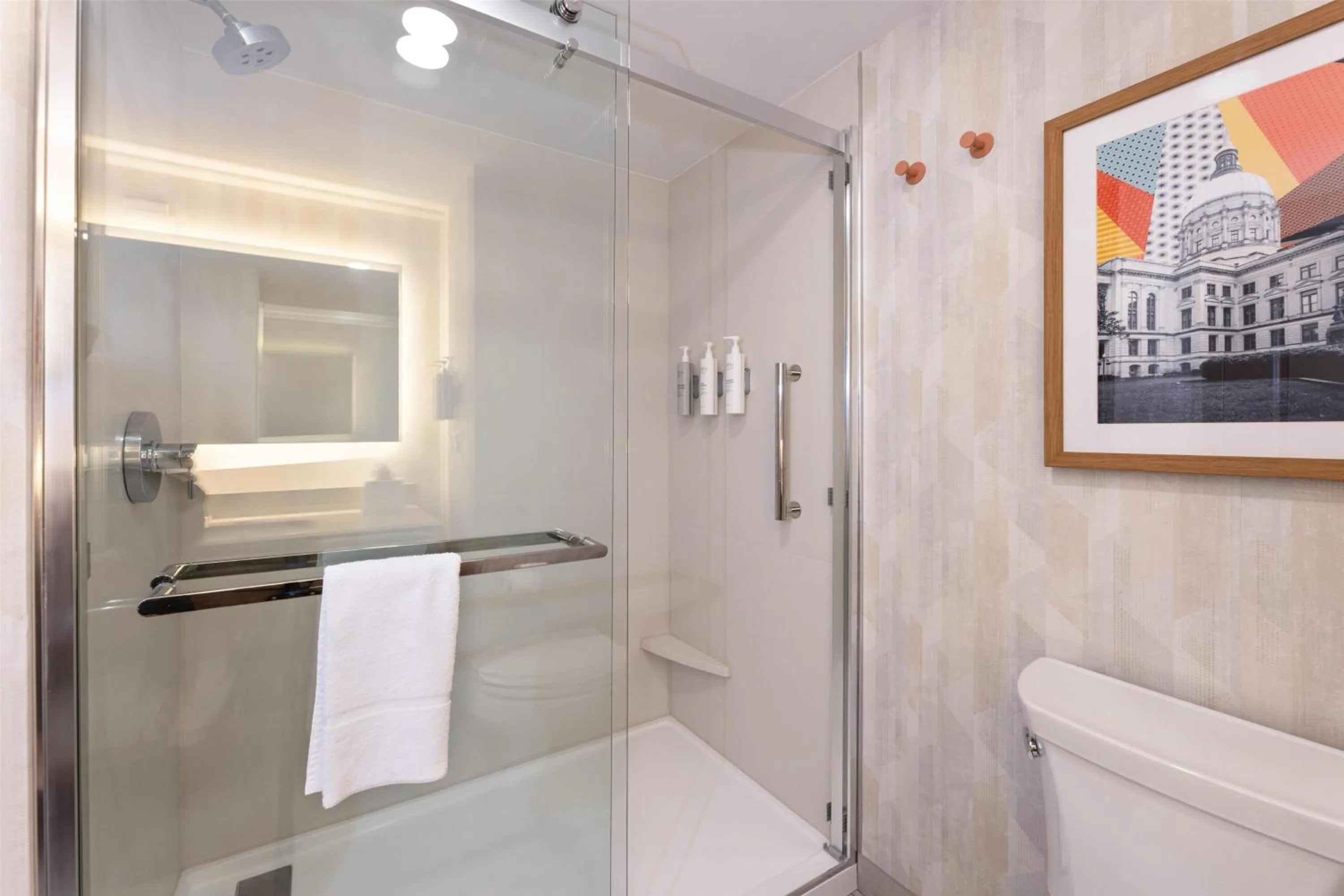 Bathroom in Hampton Inn Lawrenceville Duluth