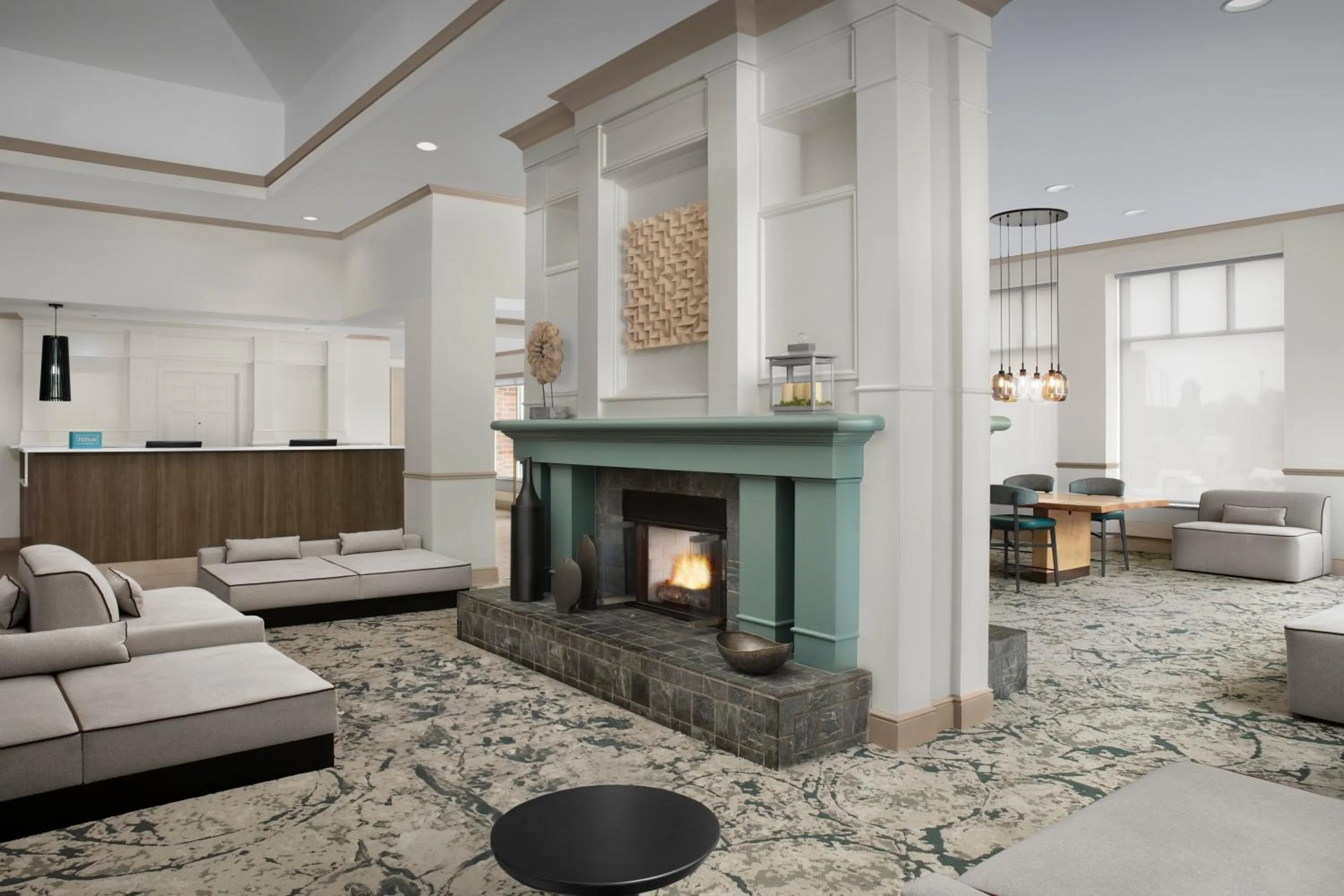Lobby or reception in Hilton Garden Inn Hoffman Estates