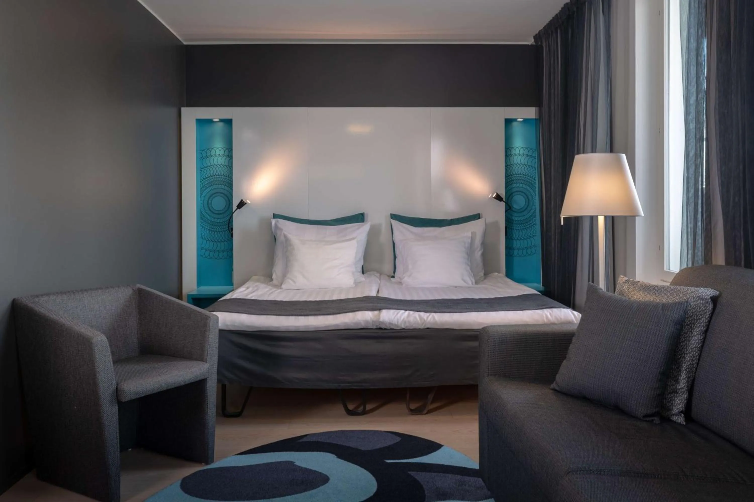 Bedroom, Bed in Scandic Tampere Station