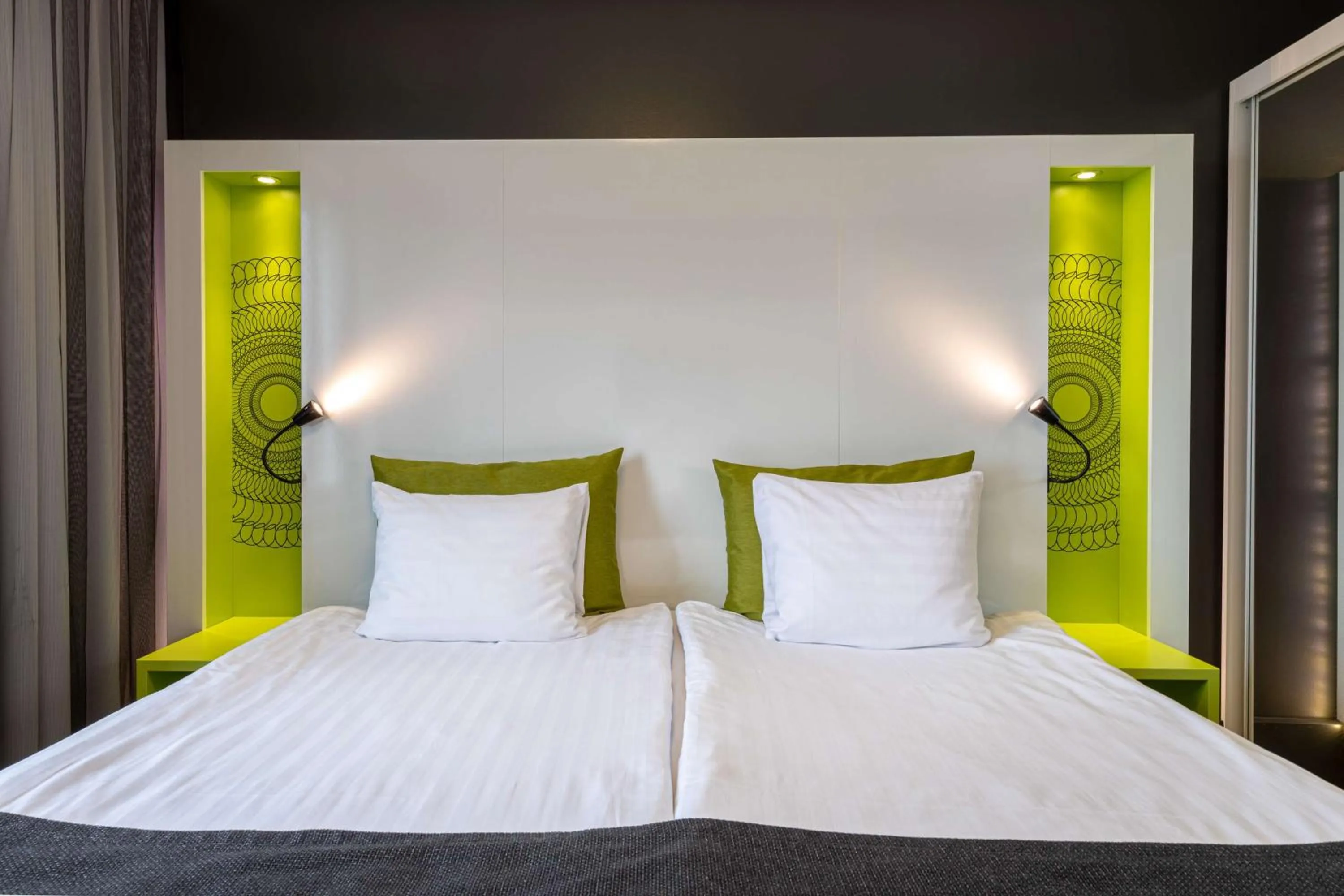 Bedroom, Bed in Scandic Tampere Station