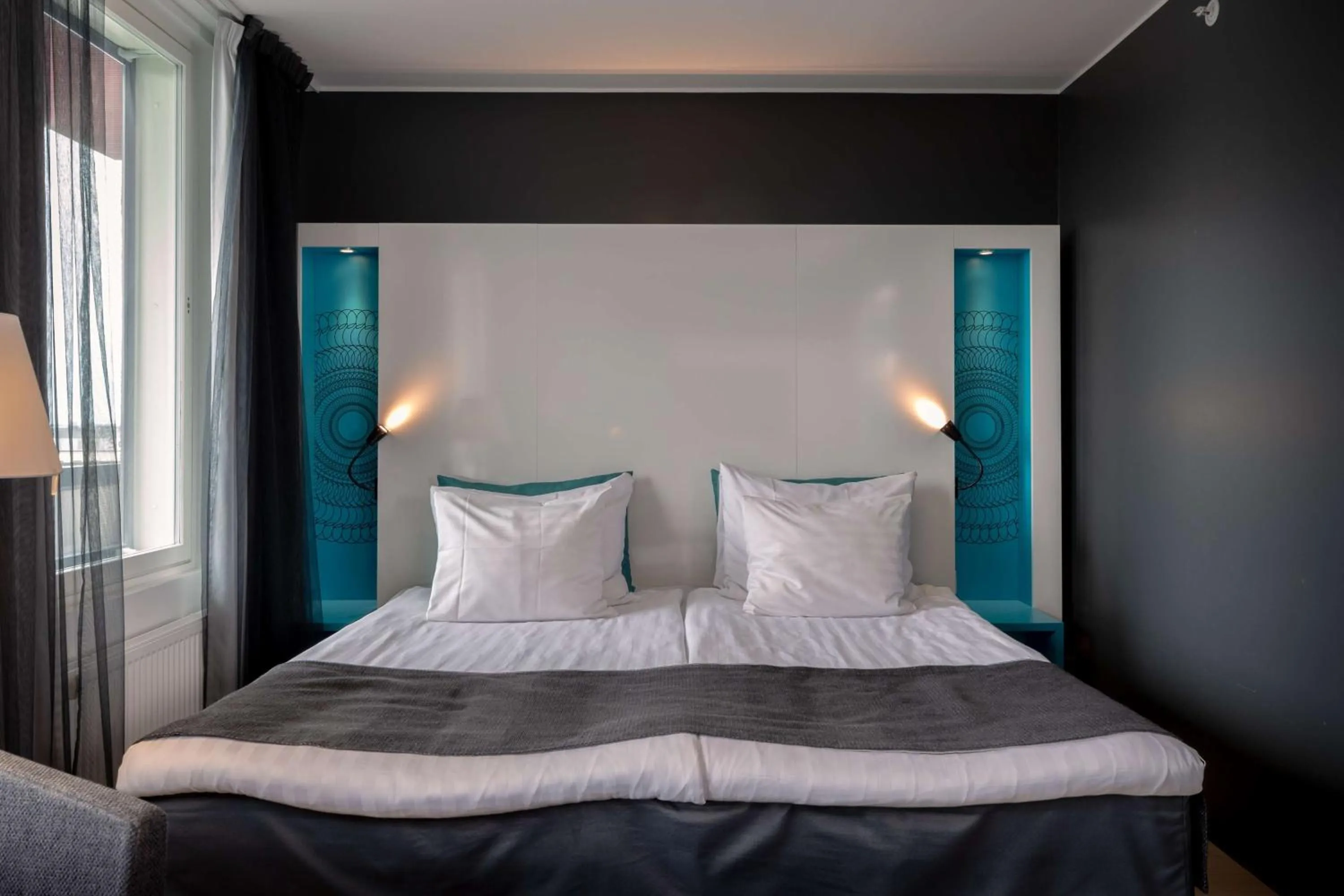 Bedroom, Bed in Scandic Tampere Station