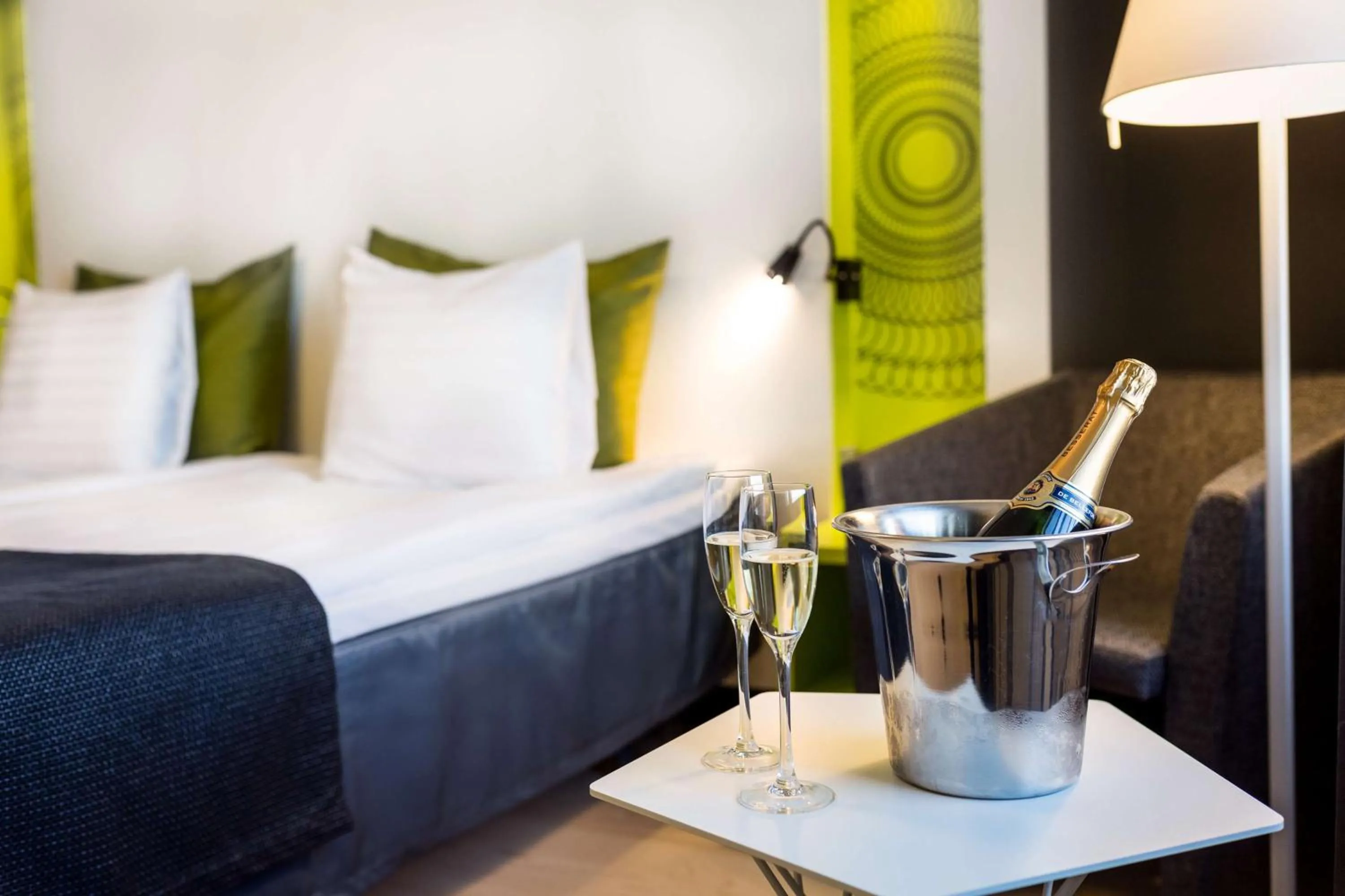 Bedroom, Bed in Scandic Tampere Station