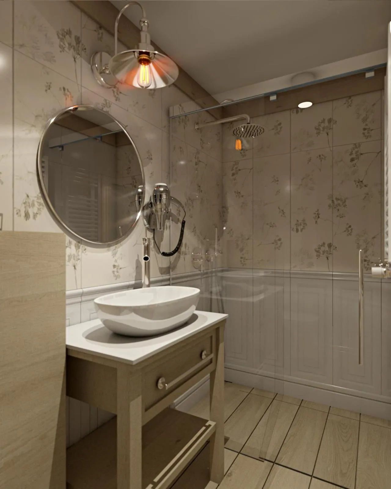 Shower in Paryżanka Basen Spa