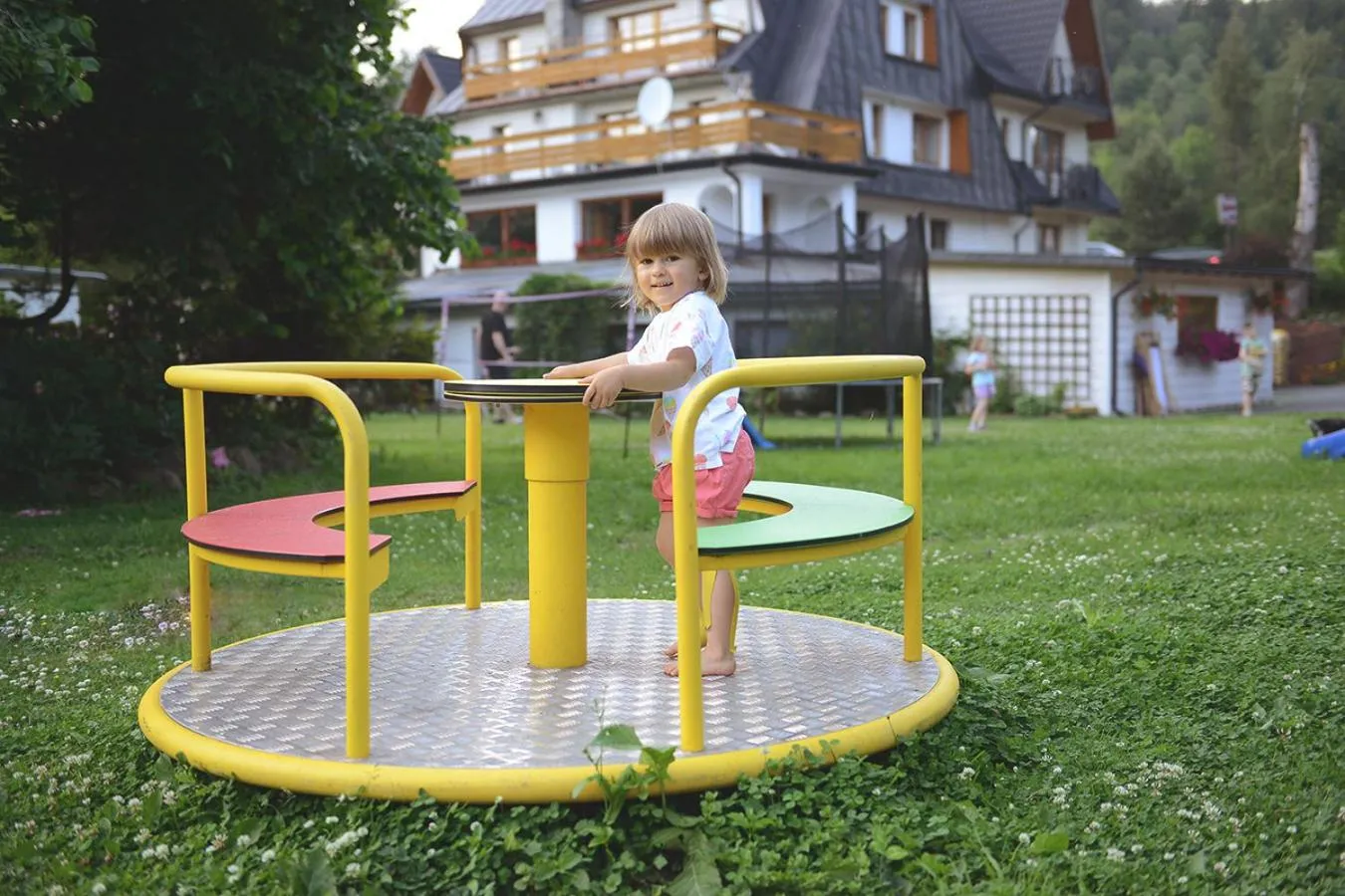 Children play ground in Paryżanka Basen Spa