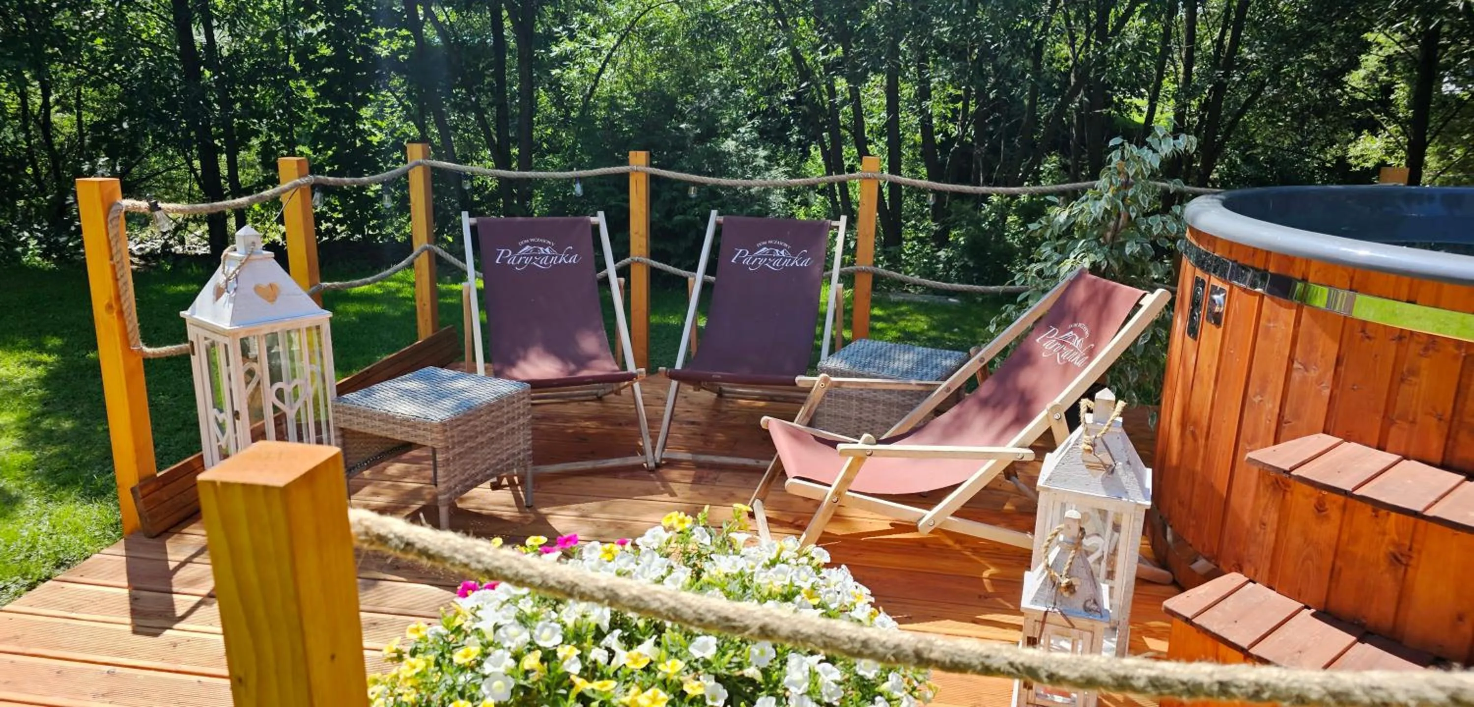 Garden in Paryżanka Basen Spa