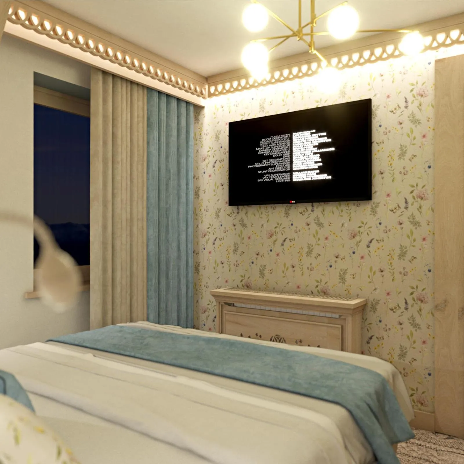 TV and multimedia, Bed in Paryżanka Basen Spa