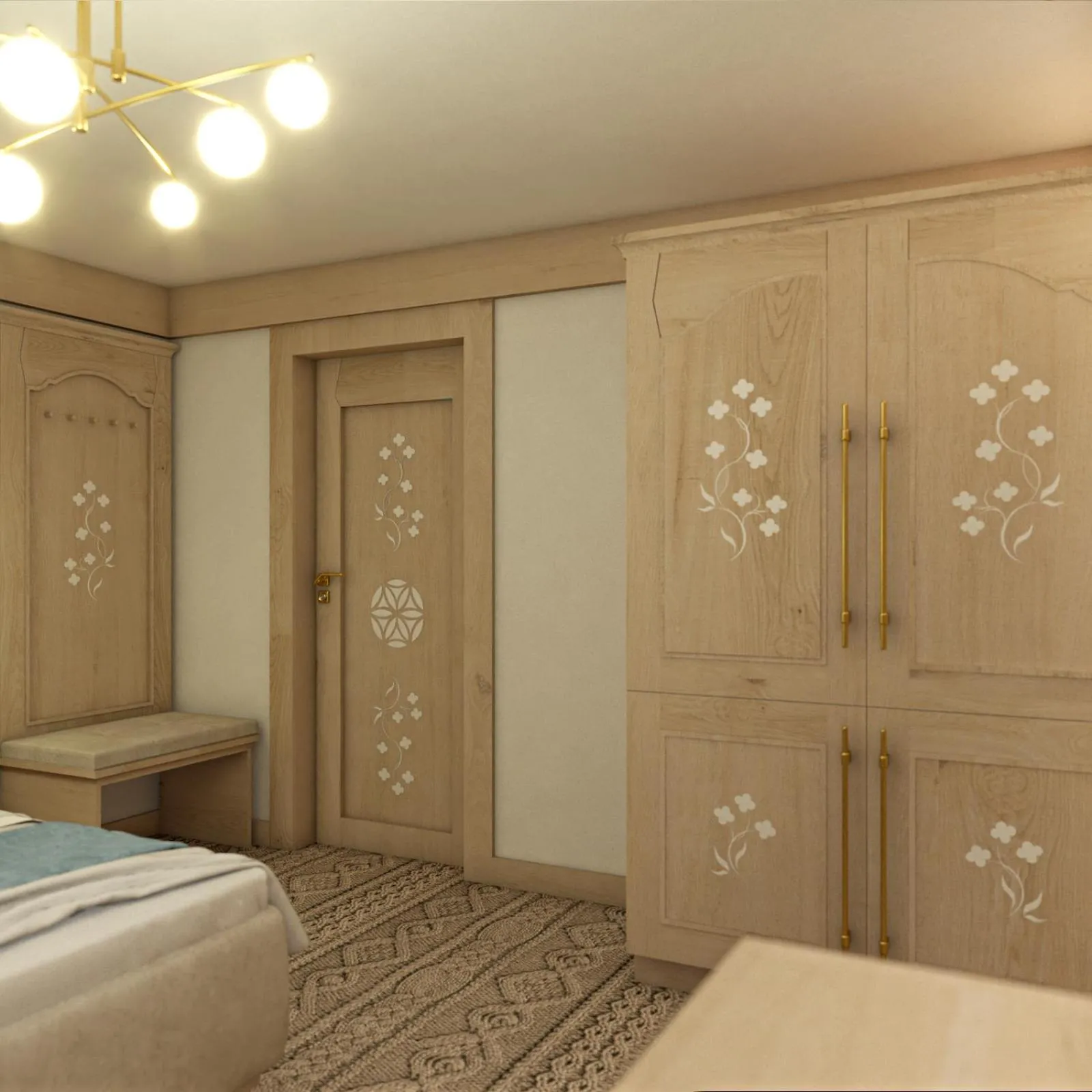 Bed in Paryżanka Basen Spa