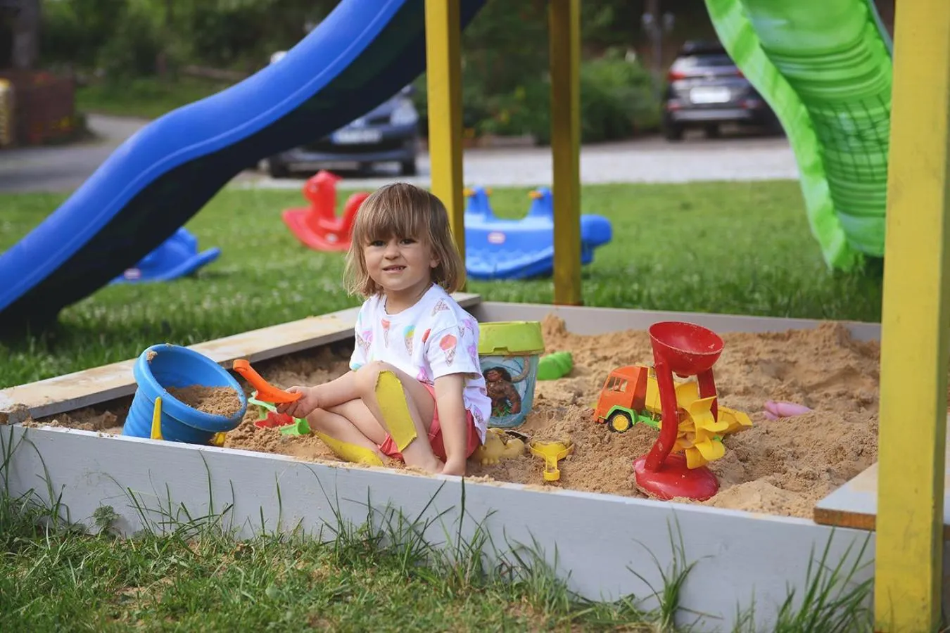Children play ground in Paryżanka Basen Spa