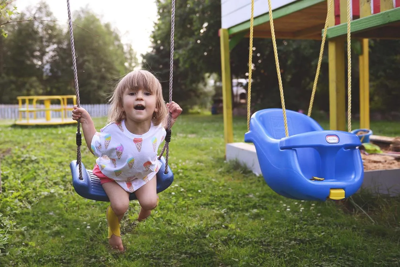 Children play ground in Paryżanka Basen Spa