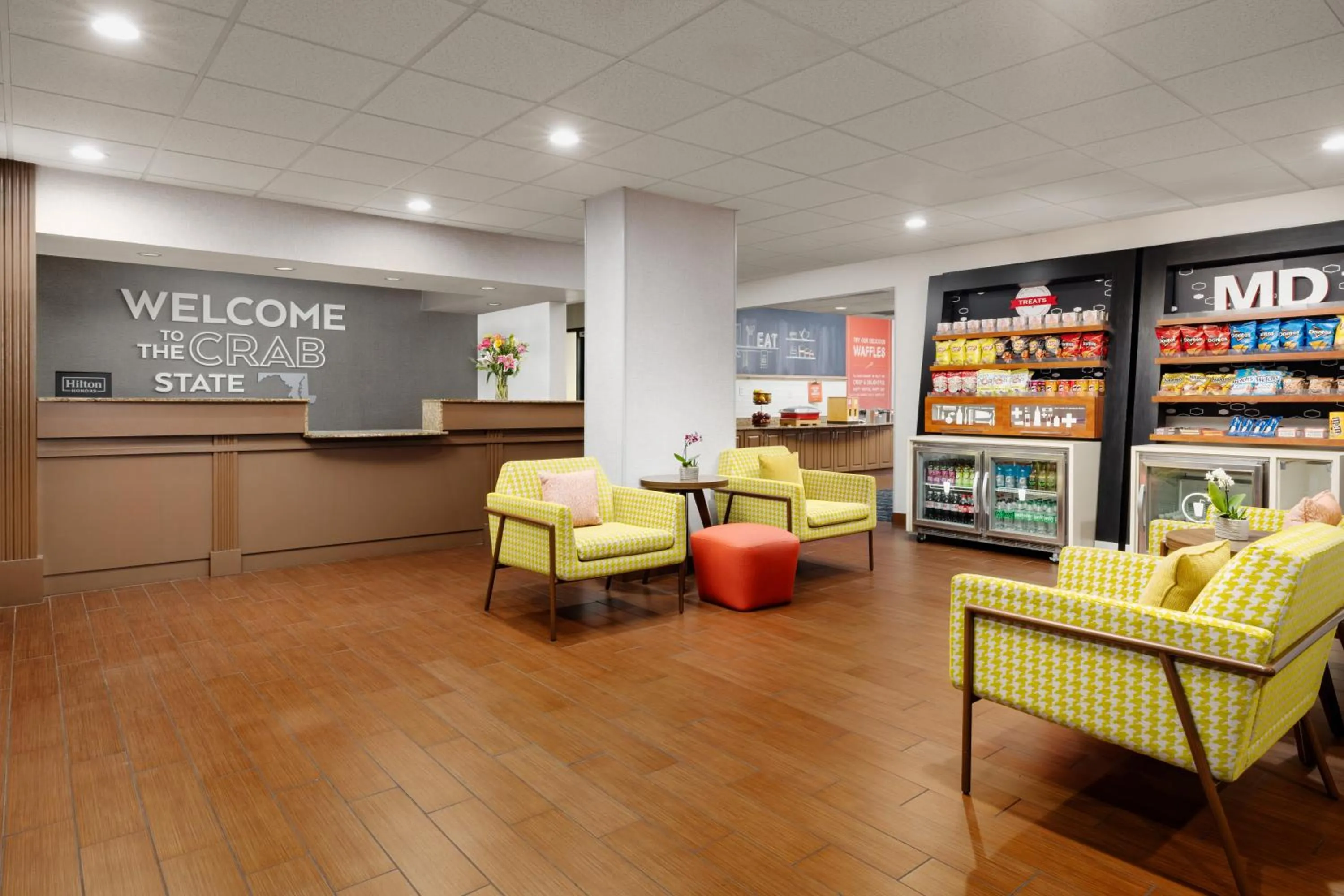 Lobby or reception in Hampton Inn Columbia, MD