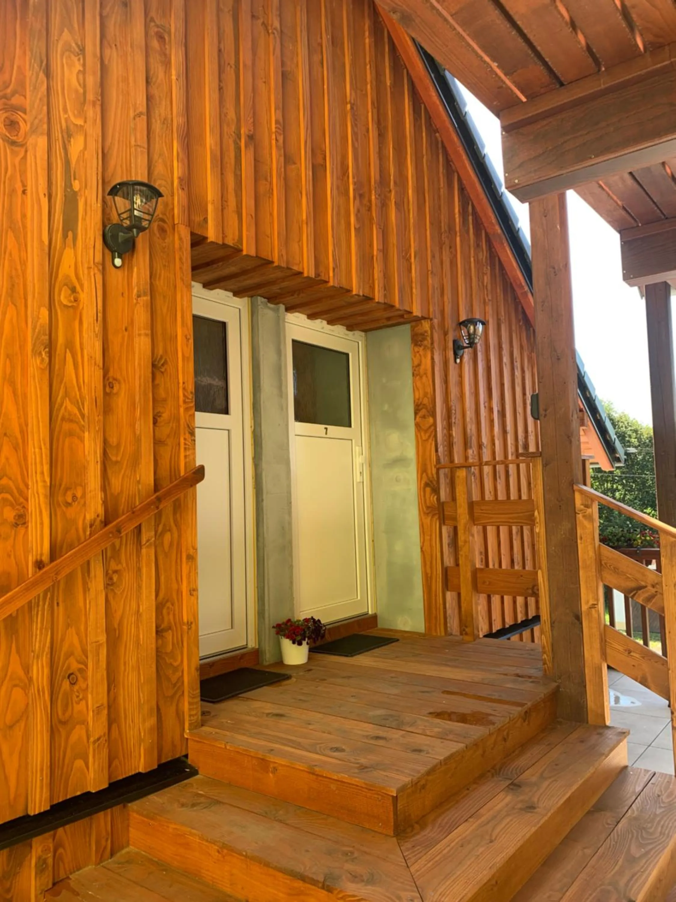 Balcony/Terrace in Penzion Pod pecí