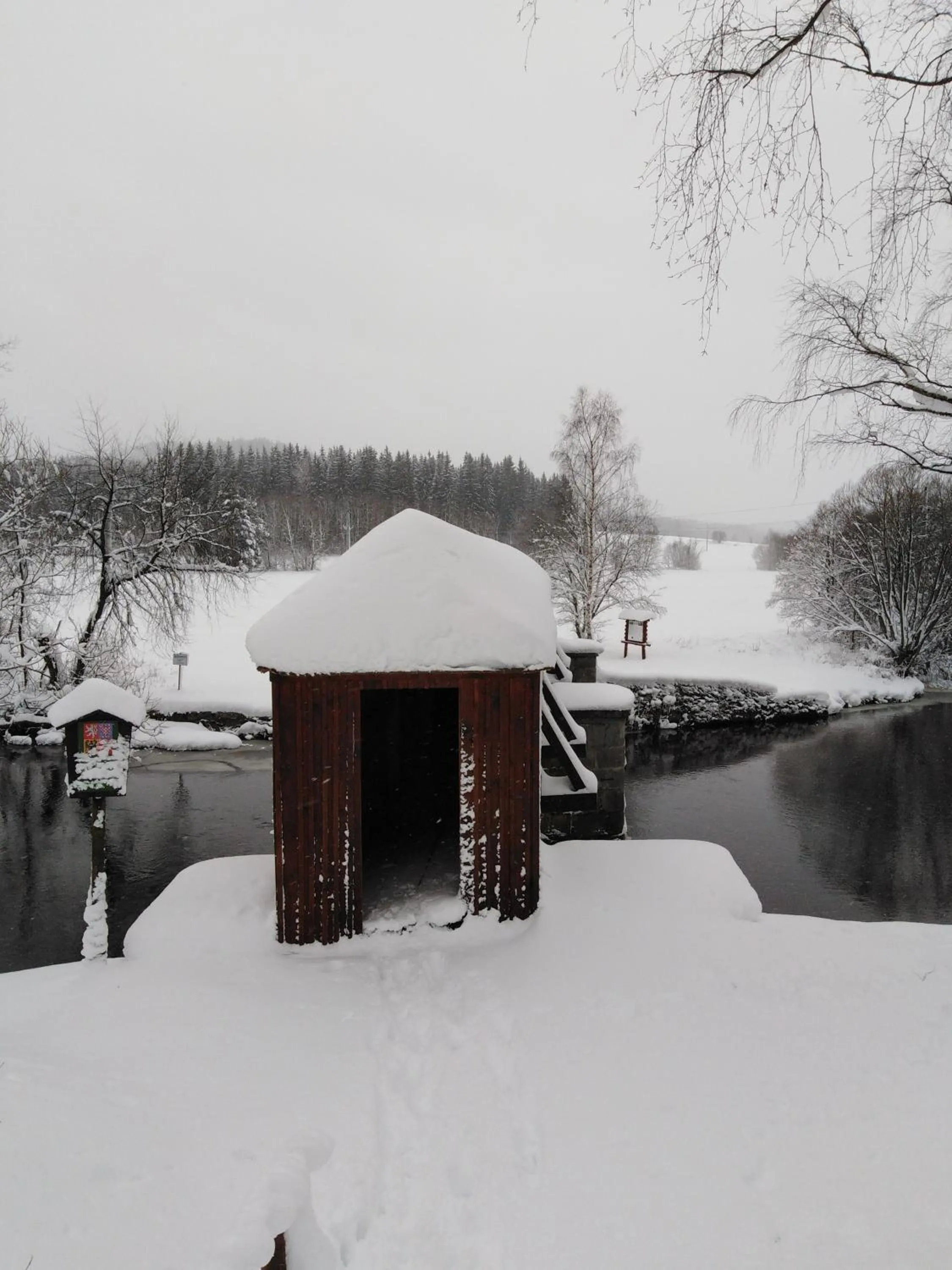 Natural landscape in Penzion Pod pecí