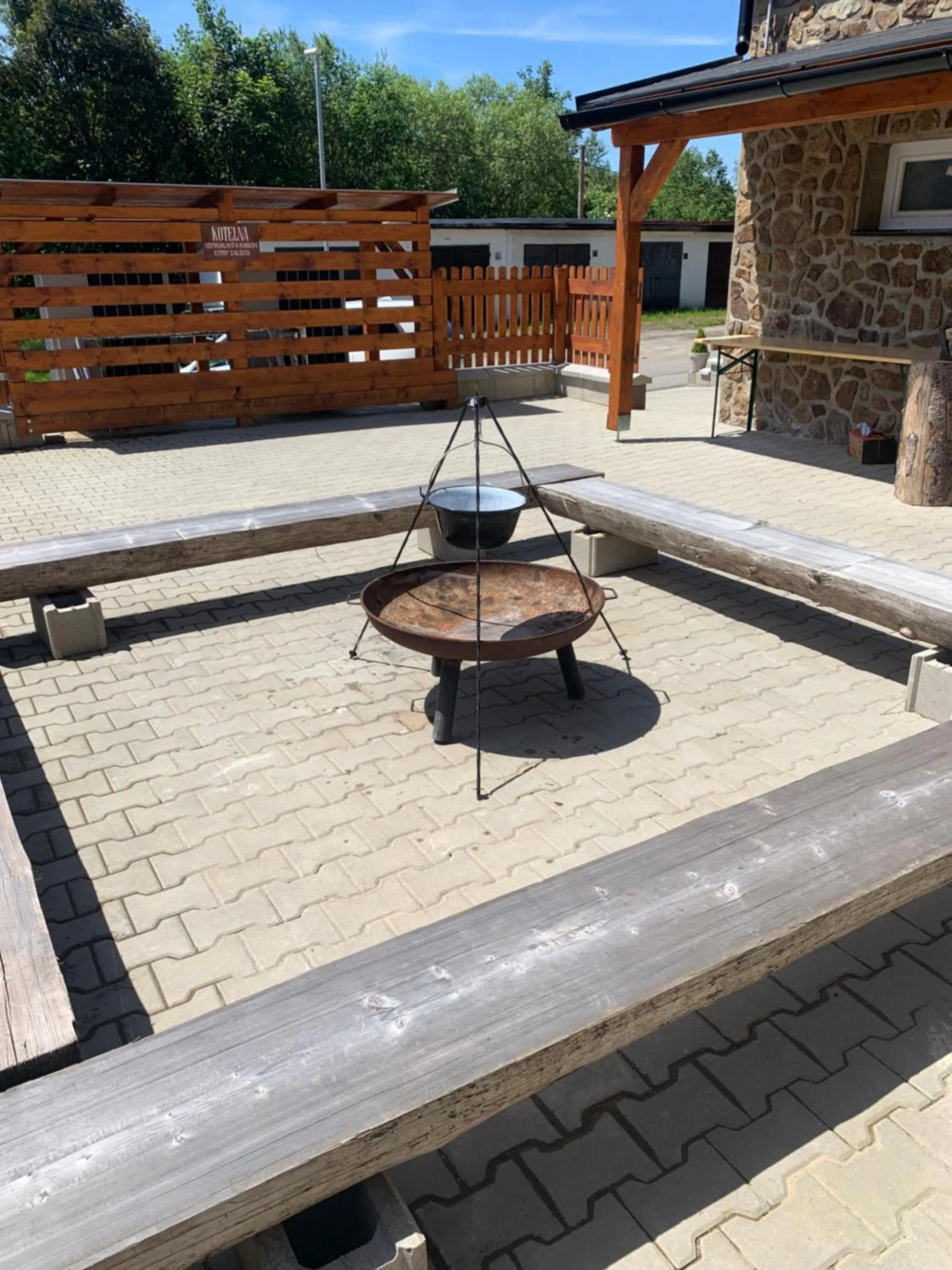 BBQ facilities in Penzion Pod pecí