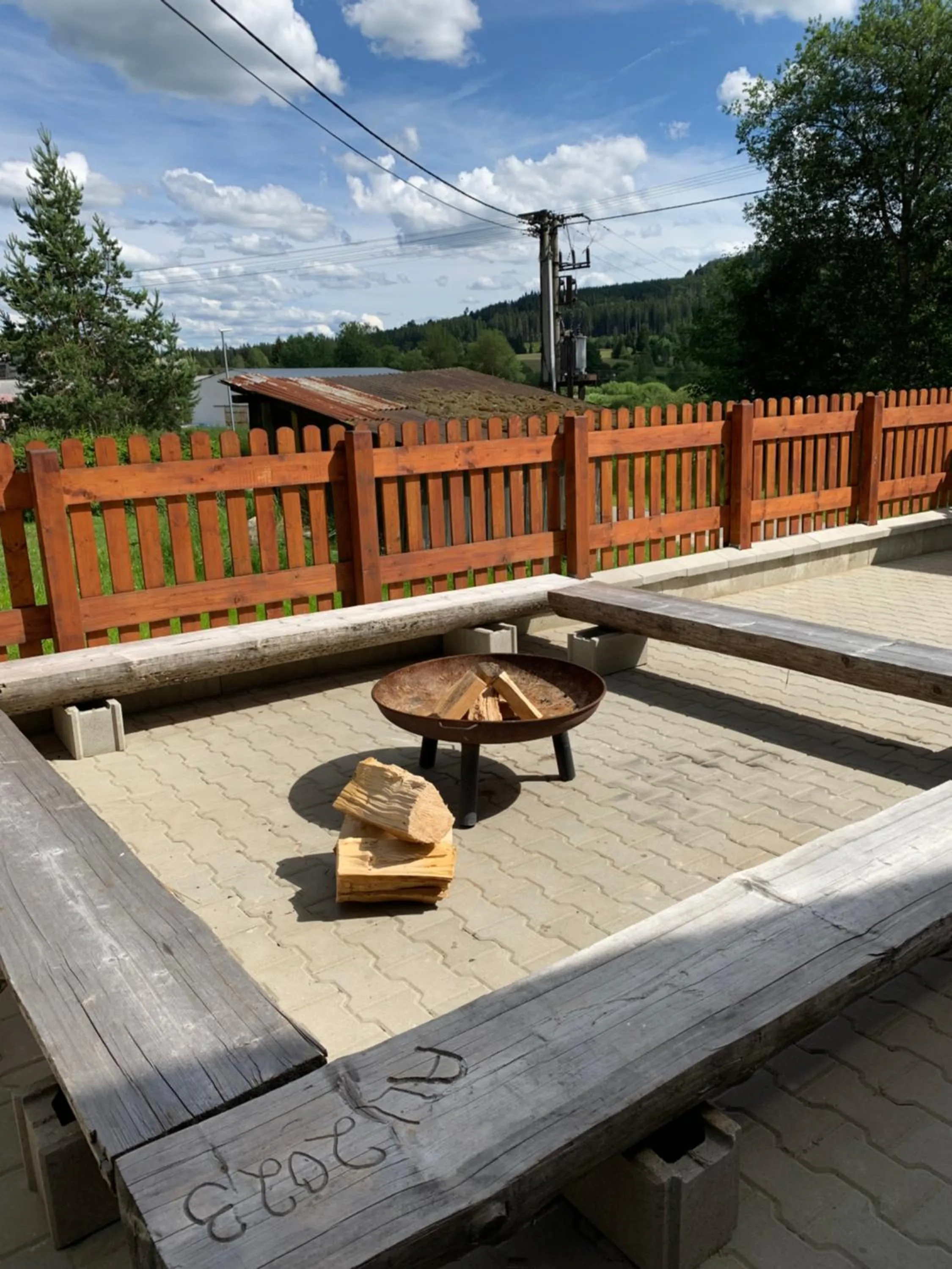 Seating area in Penzion Pod pecí