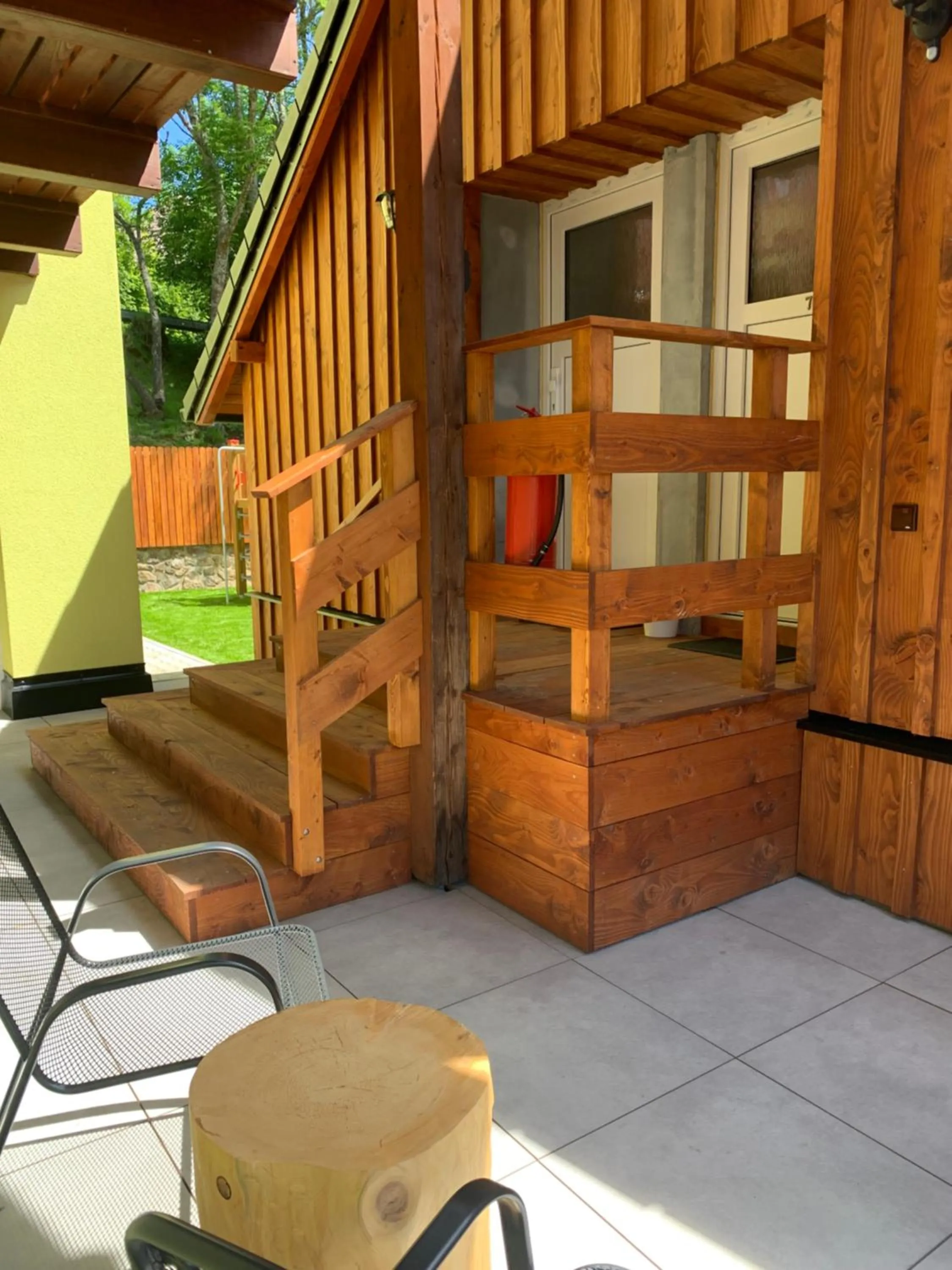 Balcony/Terrace in Penzion Pod pecí