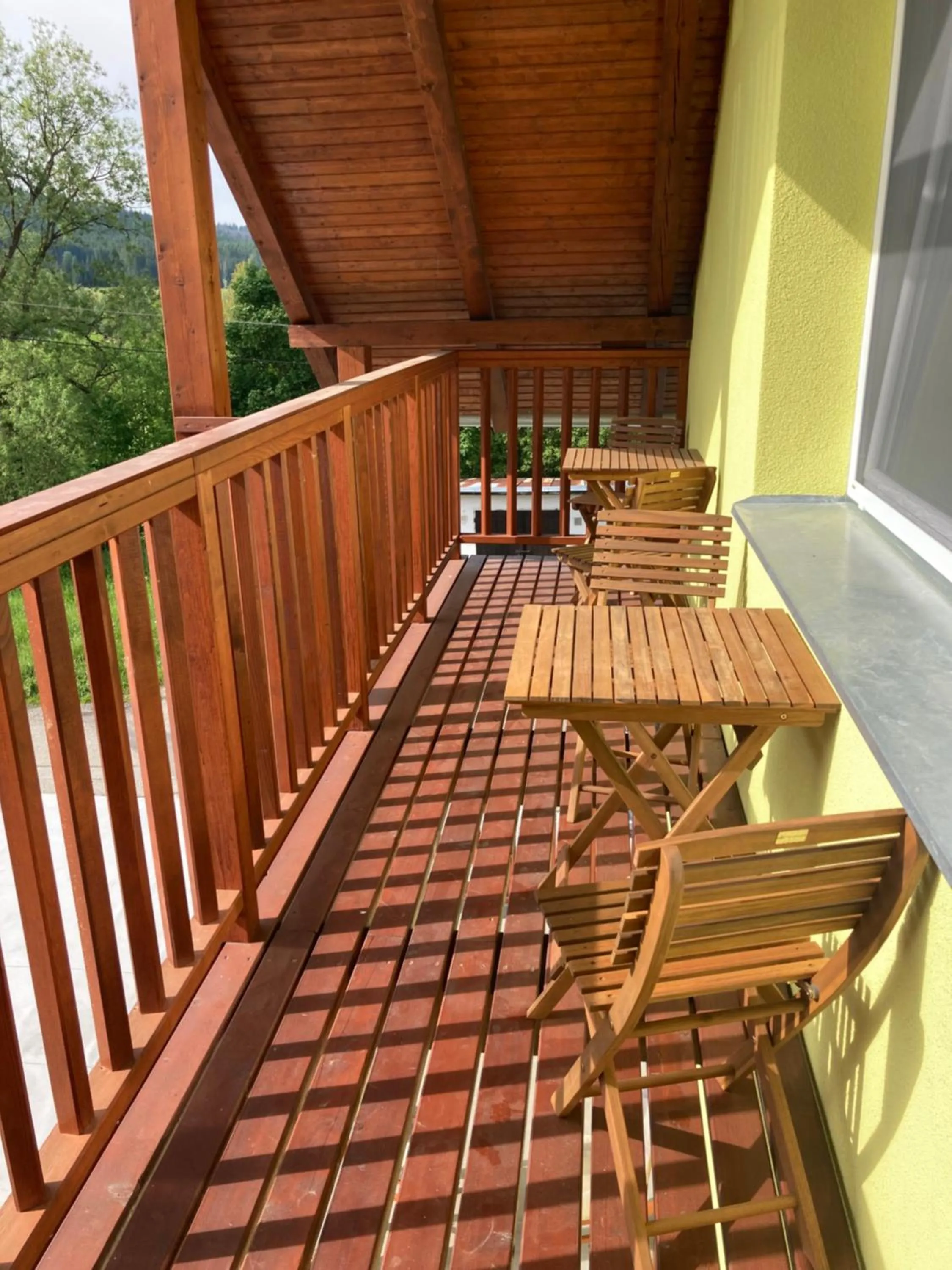 Balcony/Terrace in Penzion Pod pecí