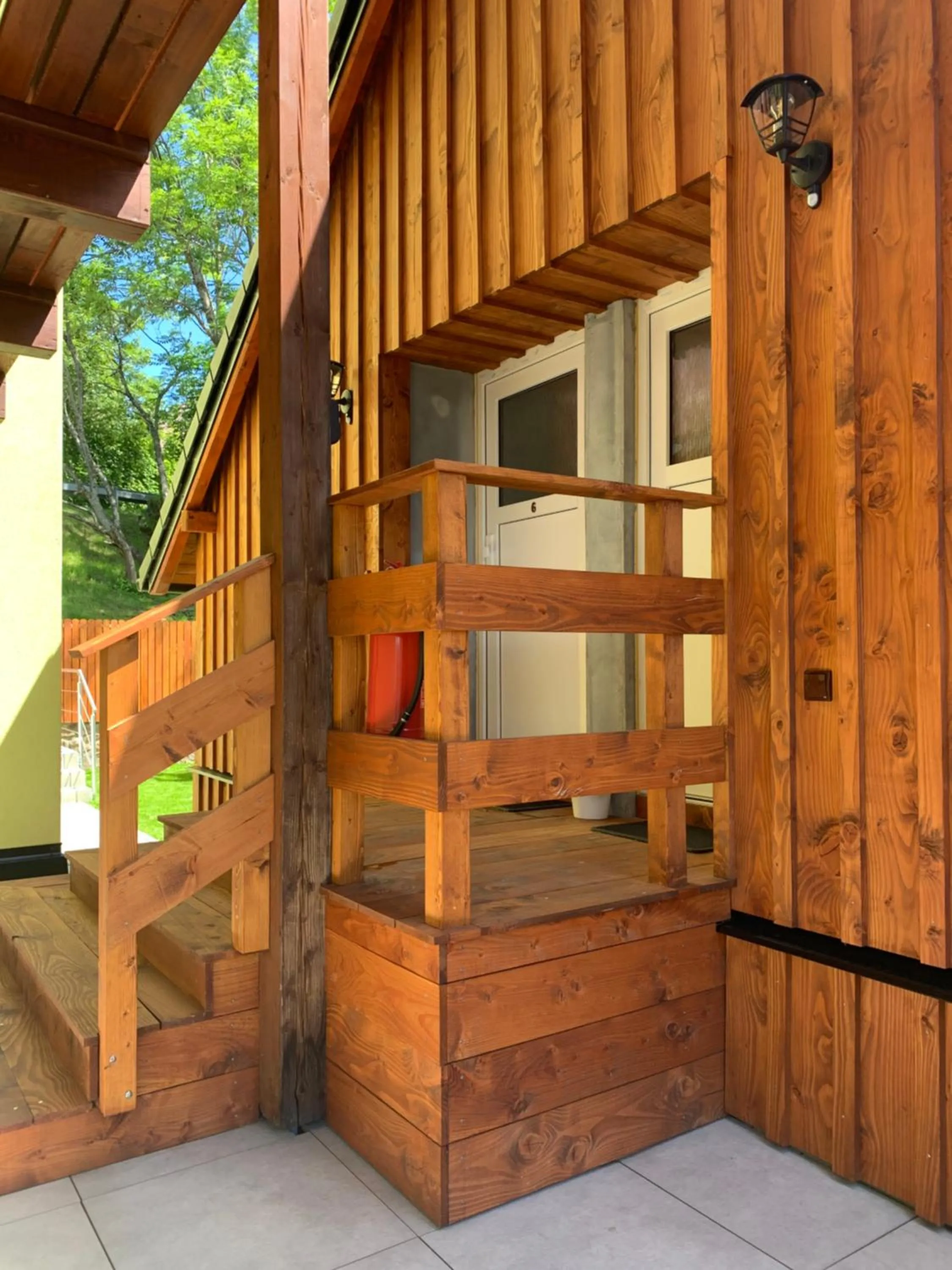 Balcony/Terrace in Penzion Pod pecí