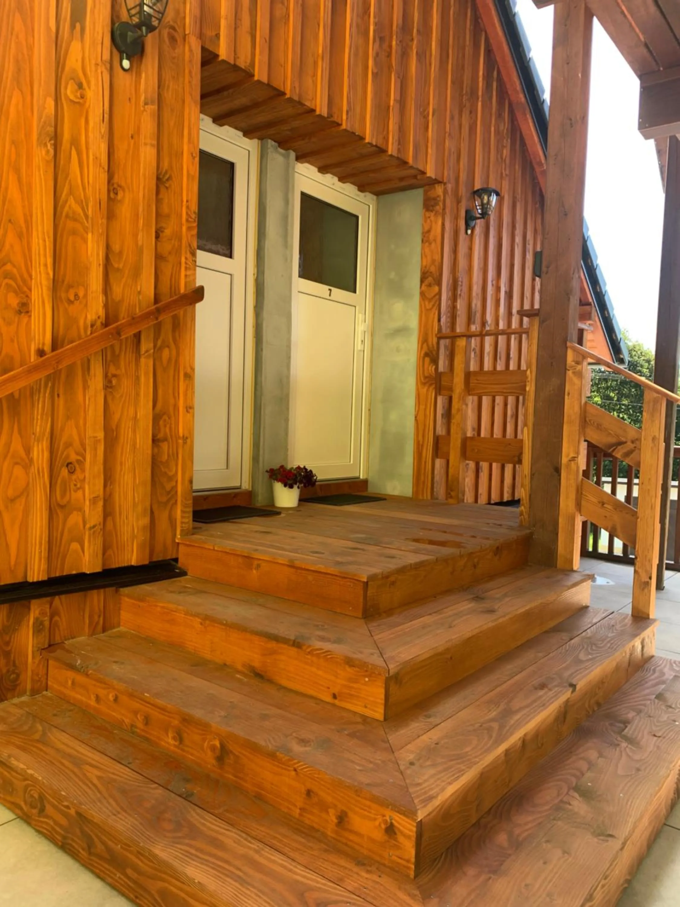 Balcony/Terrace in Penzion Pod pecí