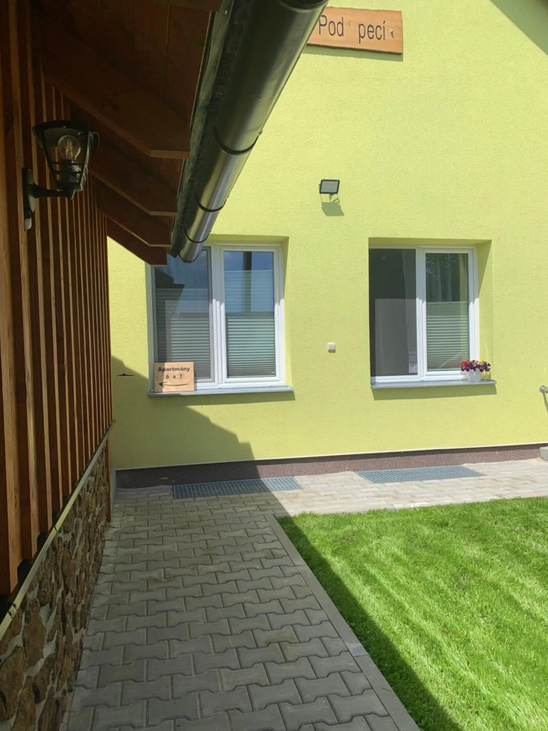 Property building in Penzion Pod pecí