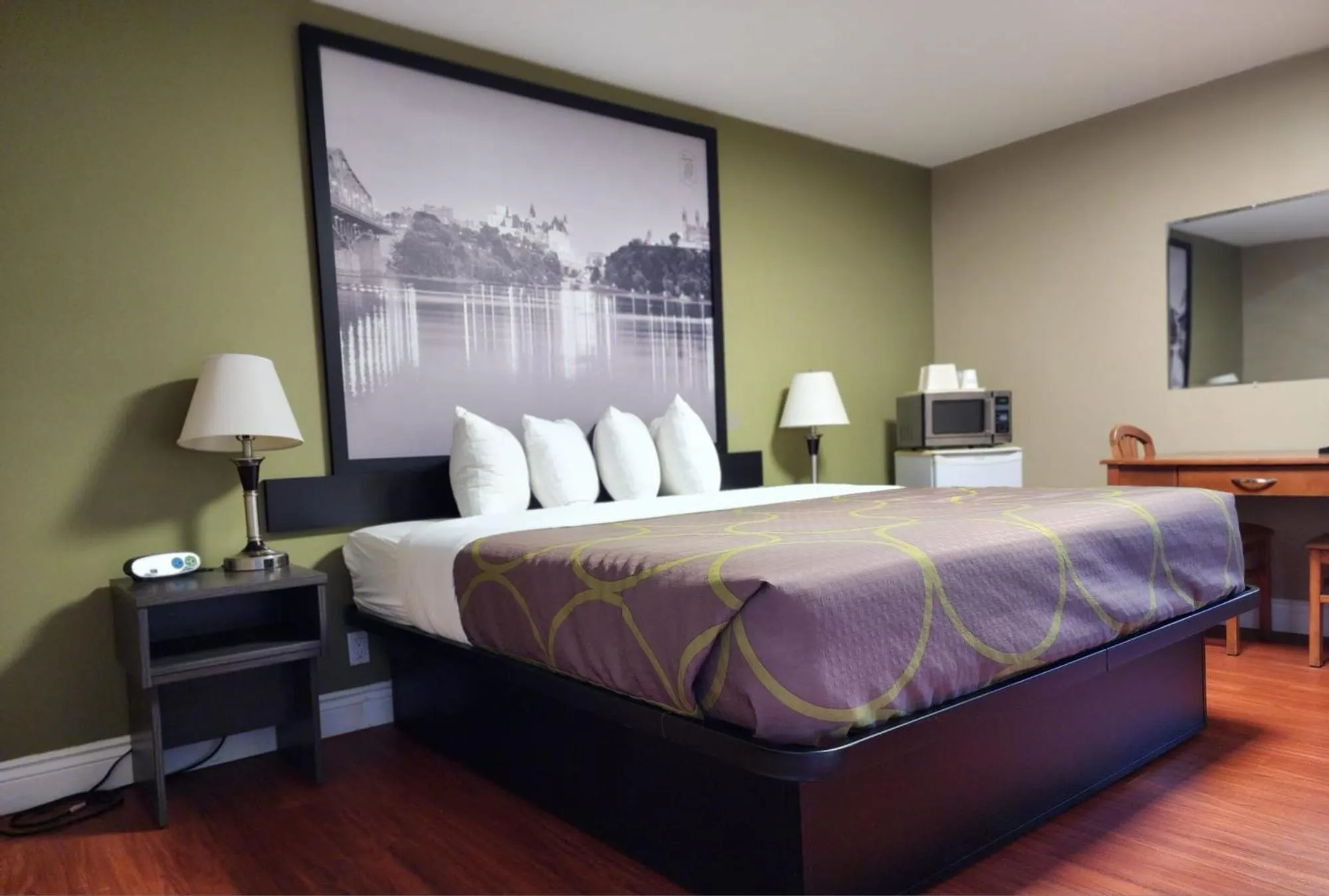 Bed in Super 8 by Wyndham Pembroke