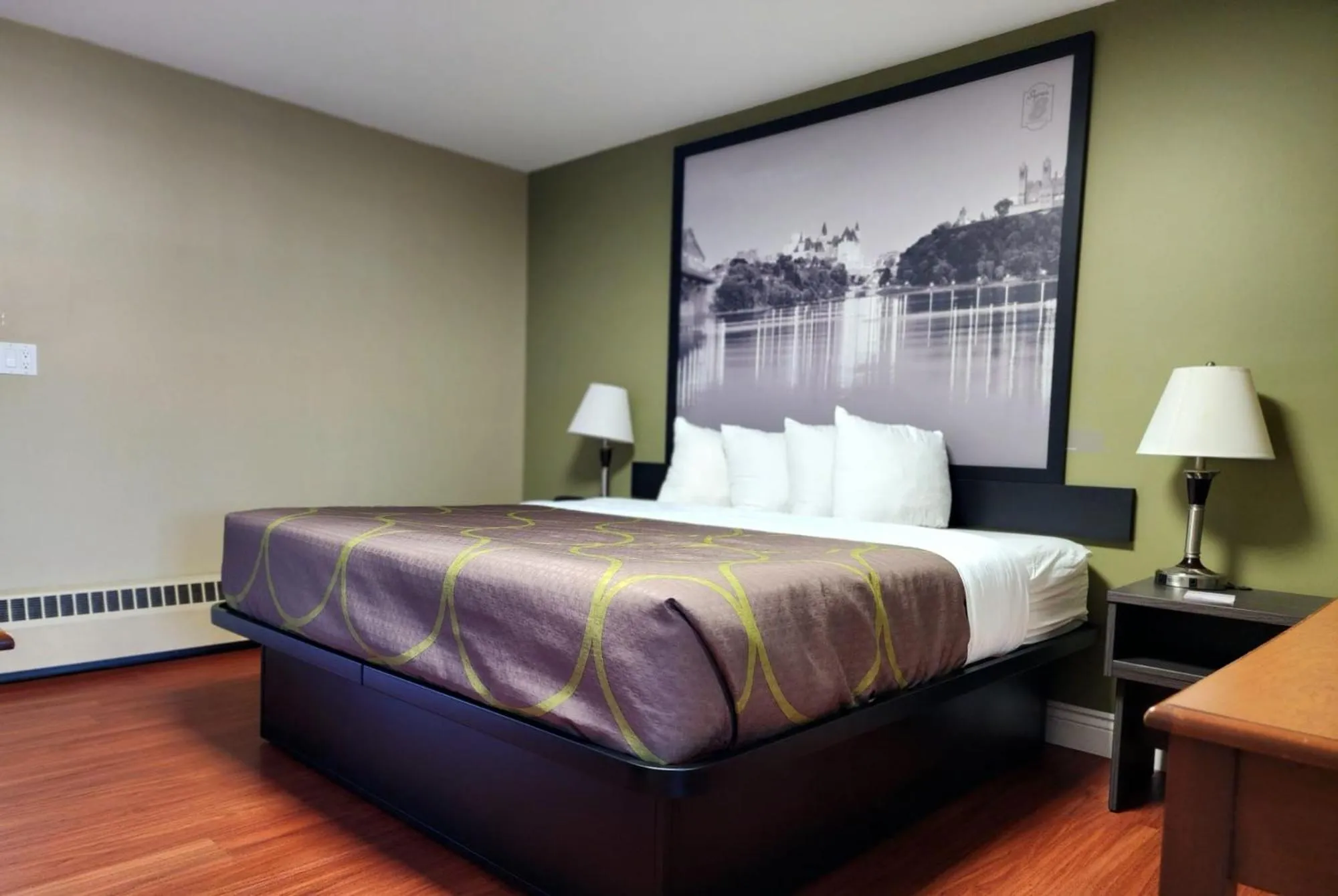 Bed in Super 8 by Wyndham Pembroke