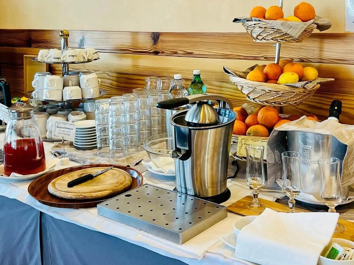 Continental breakfast in Corsaro Etna Hotel&SPA
