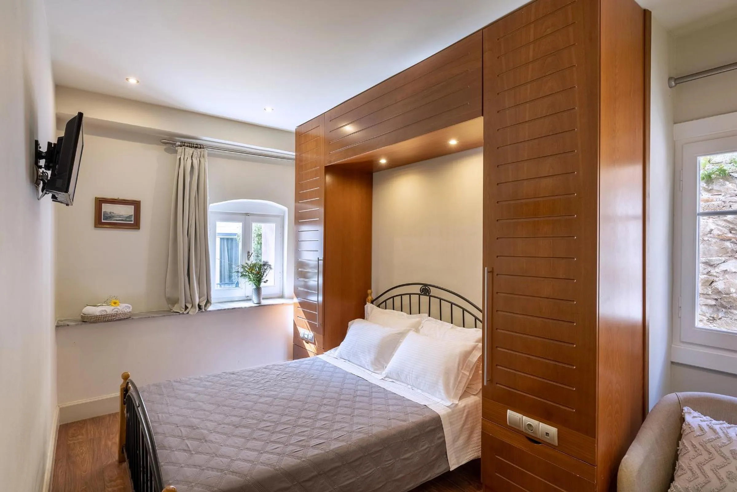 Bed in Hotel Palladion