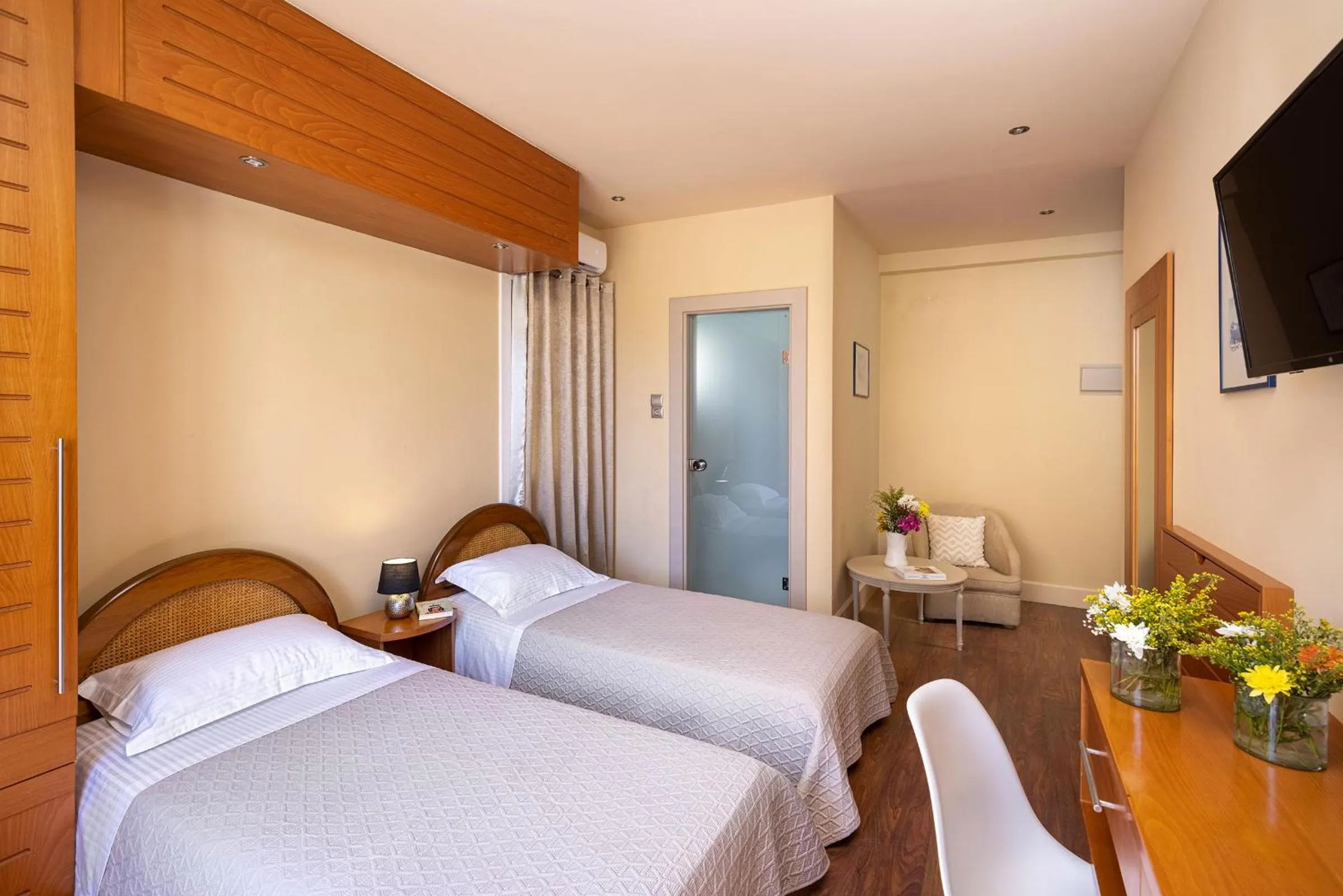 Bed in Hotel Palladion