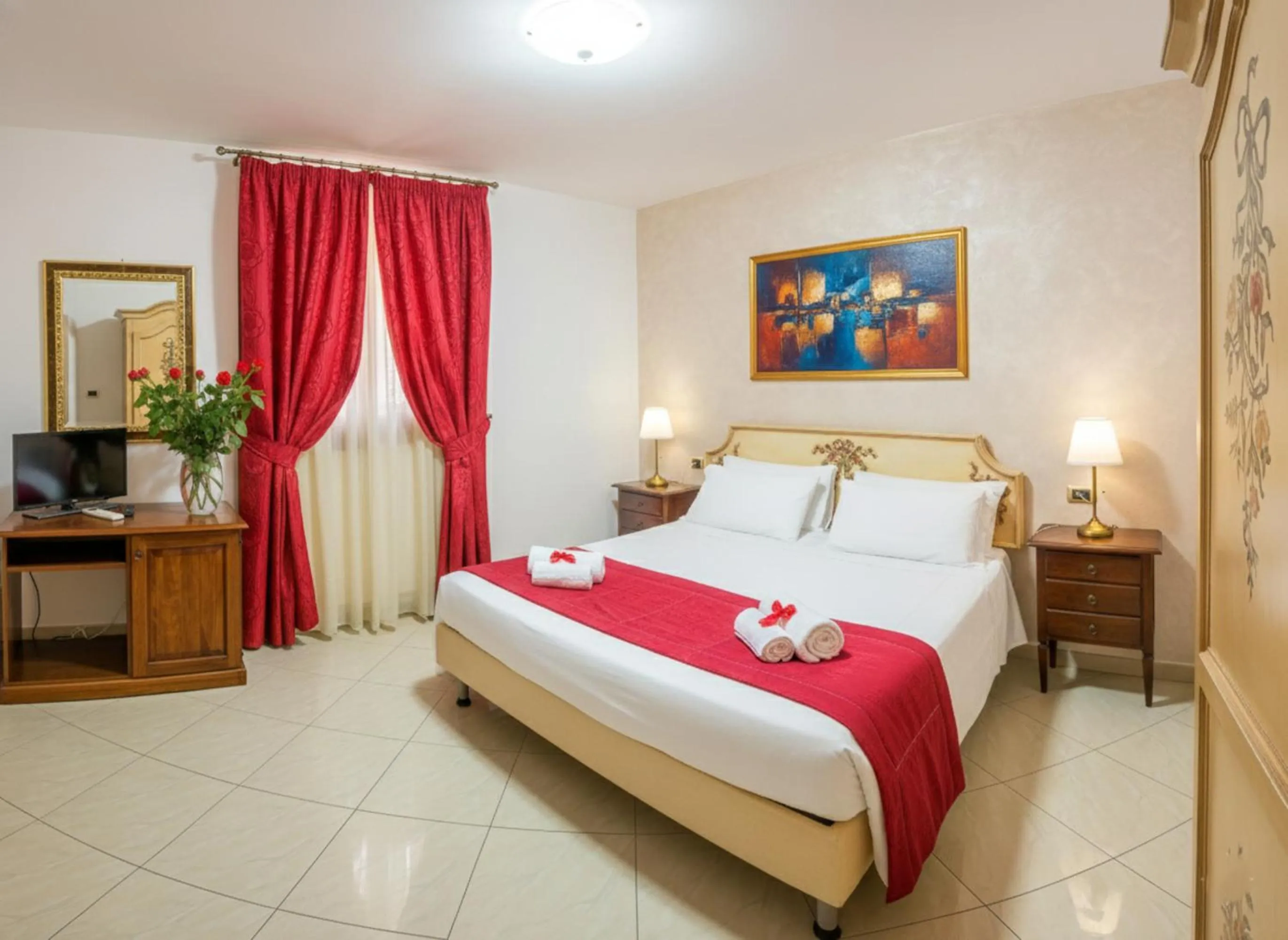 TV and multimedia, Bed in Garibaldi Relais