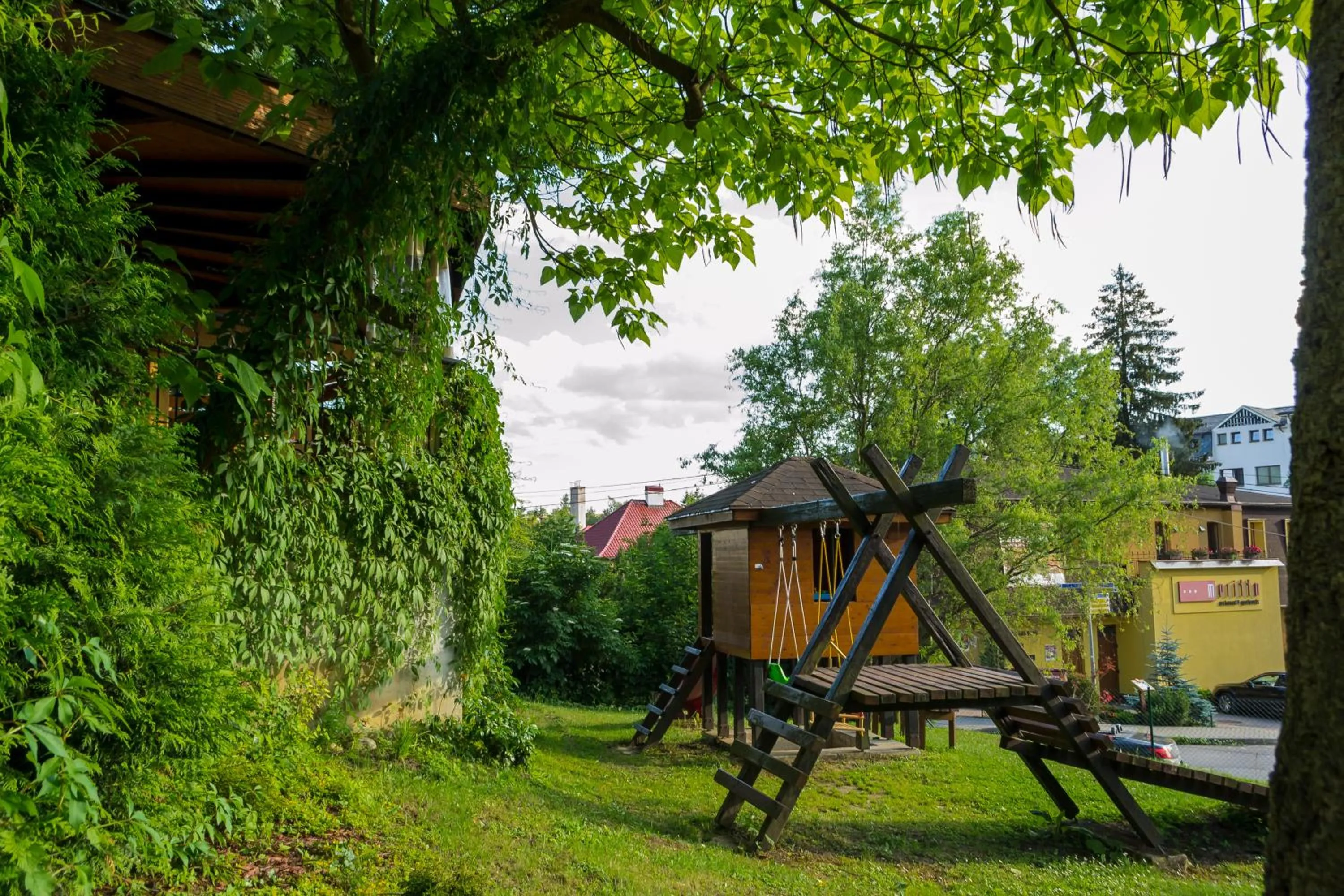 Garden in Penzión Talisman