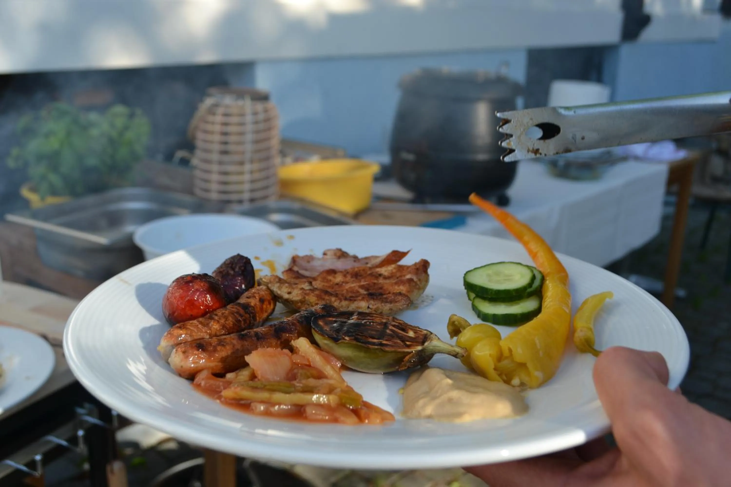 BBQ facilities in Penzión Talisman