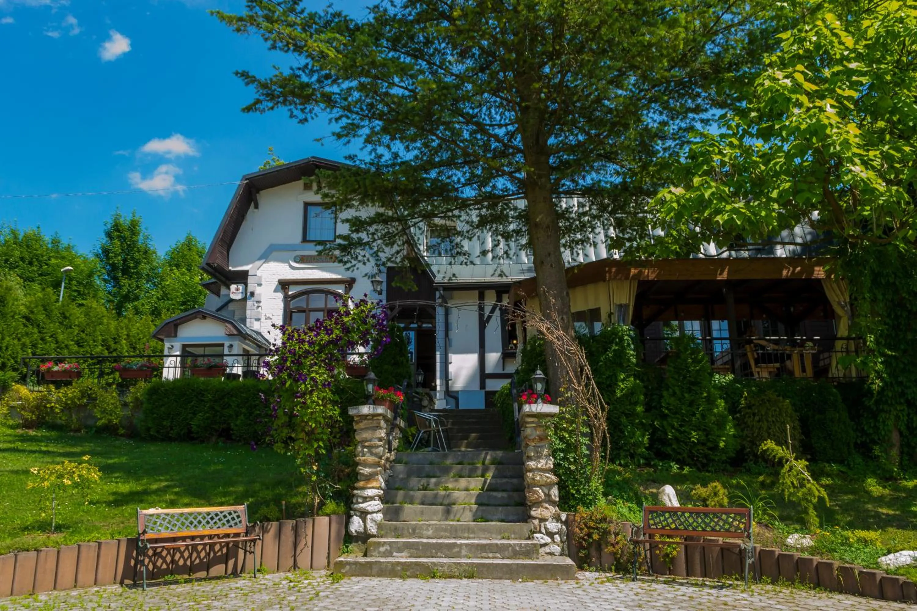 Garden in Penzión Talisman