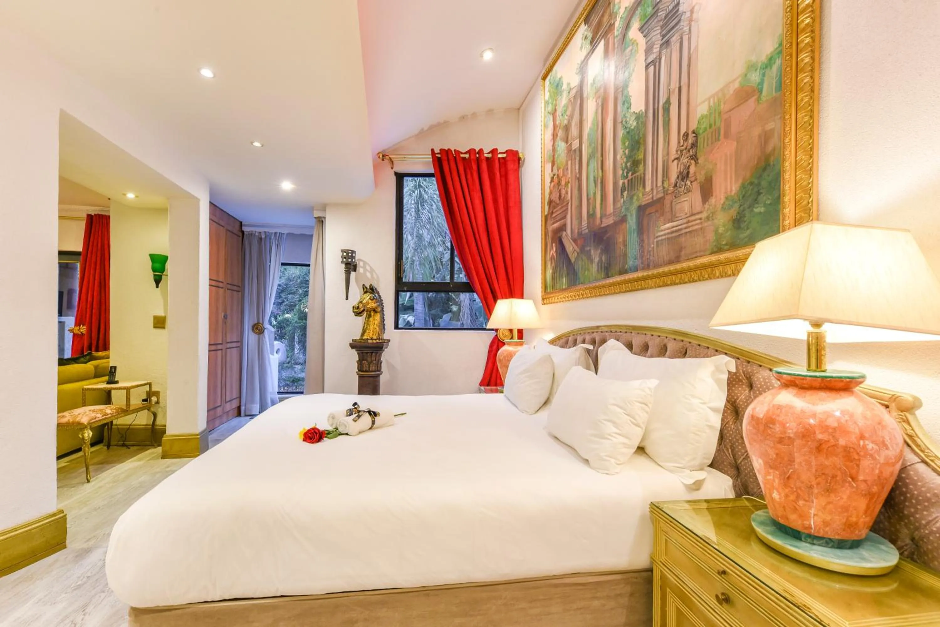 Bed in Villa Simonne