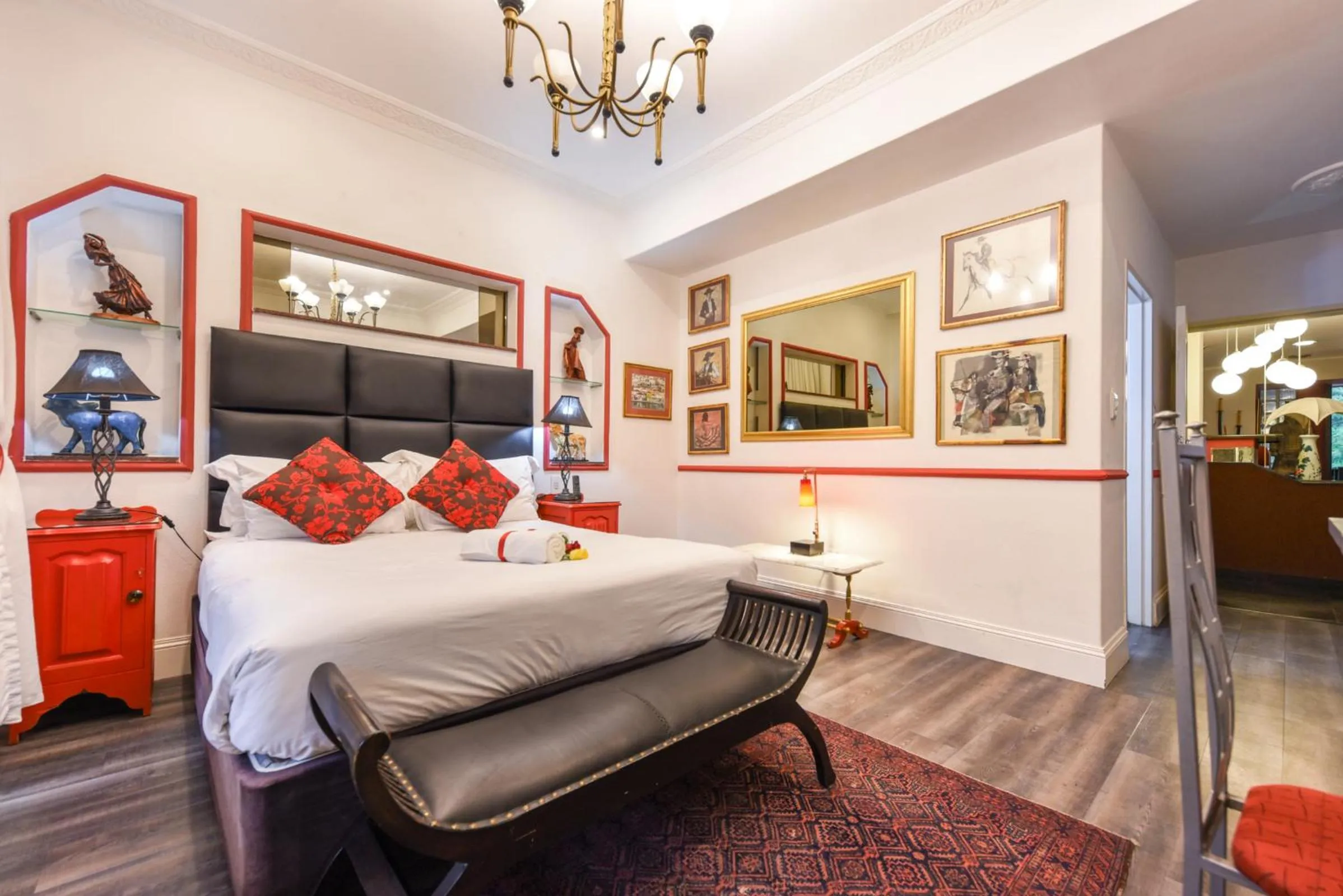 Bed in Villa Simonne