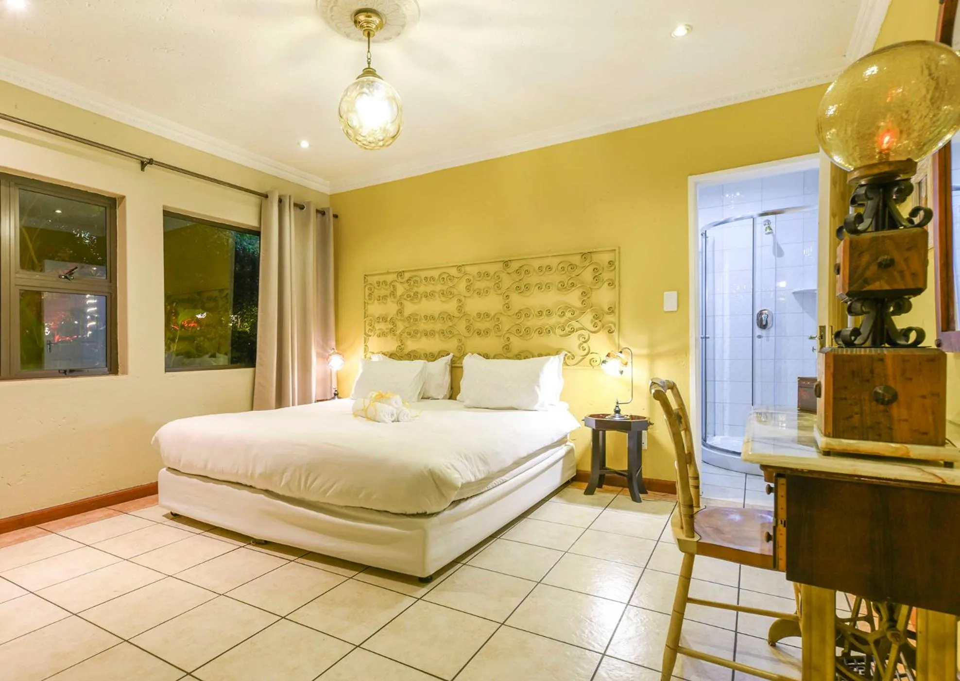 Bed in Villa Simonne