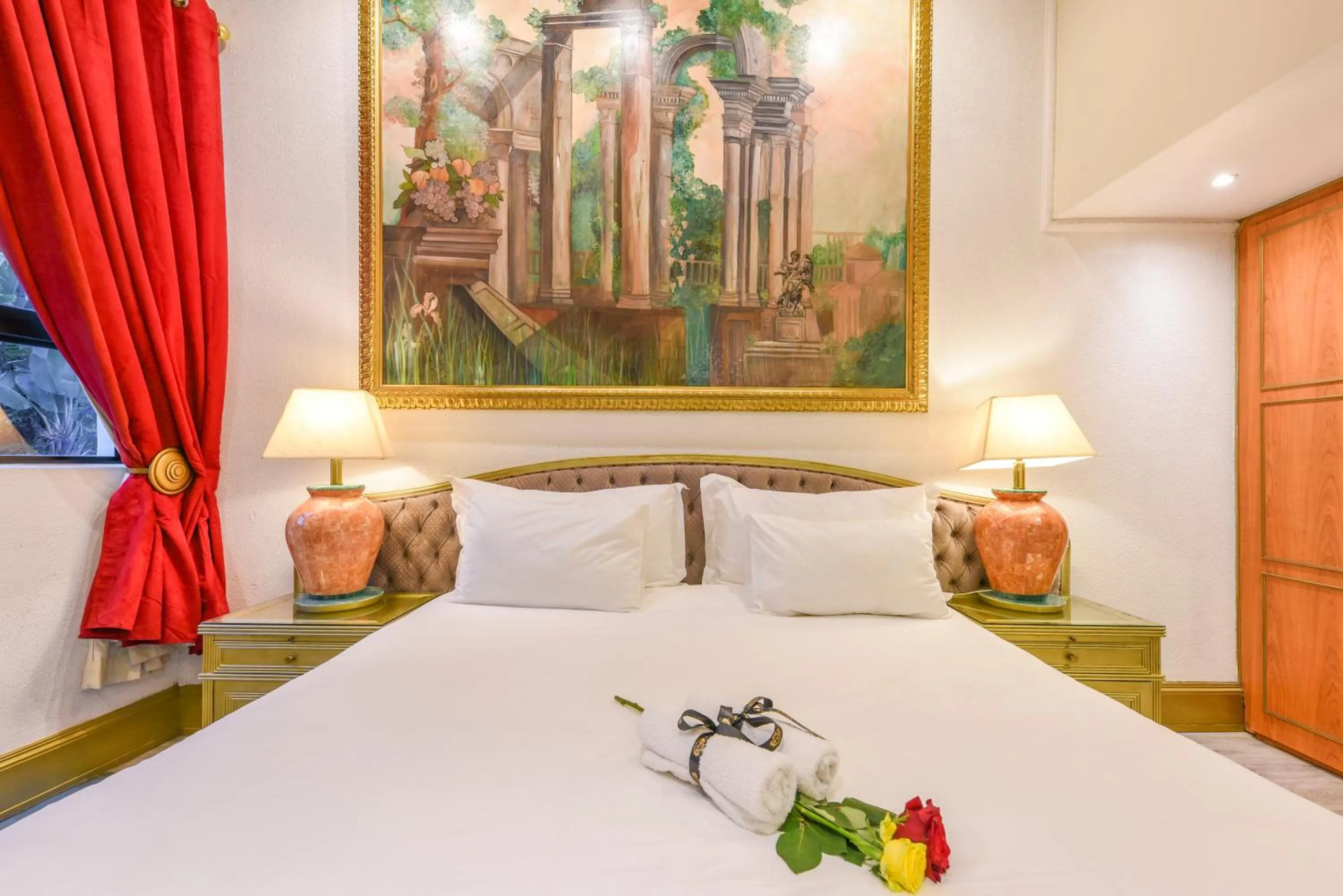 Bed in Villa Simonne