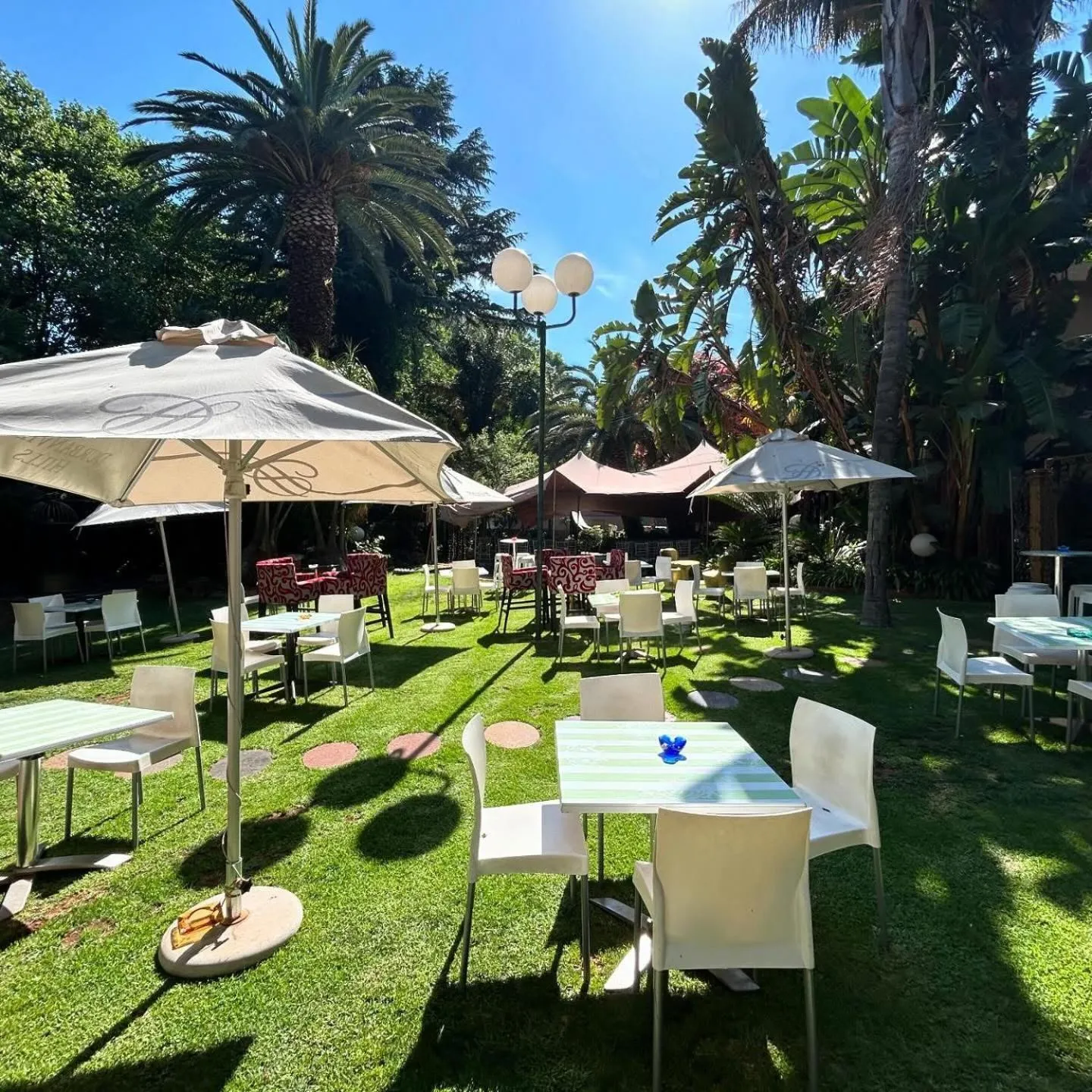 Garden view in Villa Simonne